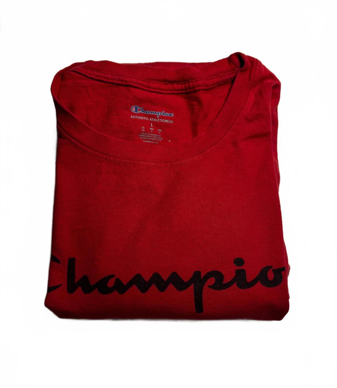 Champion Champion Red Graphic T-Shirt - Authentic Athletic Wear Size US L / EU 52-54 / 3 - 6 Thumbnail