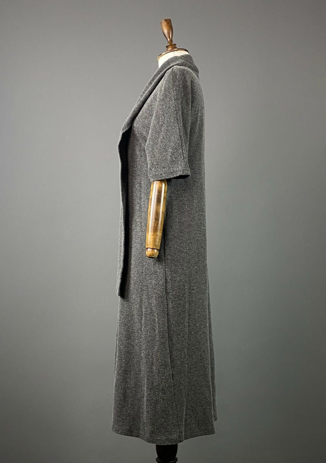 Cos Ladies Cos Gray Wool Short Sleeve Sweater Midi Dress Size M Size M / US 6-8 / IT 42-44 - 4 Thumbnail