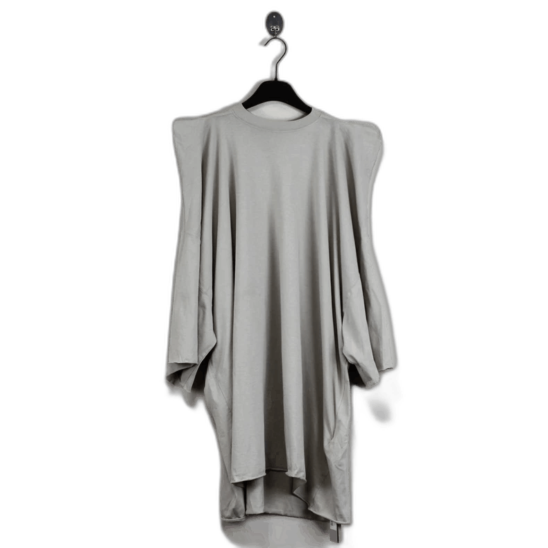 Rick Owens gray oversized short sleeve shirt-2508 Size US XS / EU 42 / 0 - 1 Thumbnail