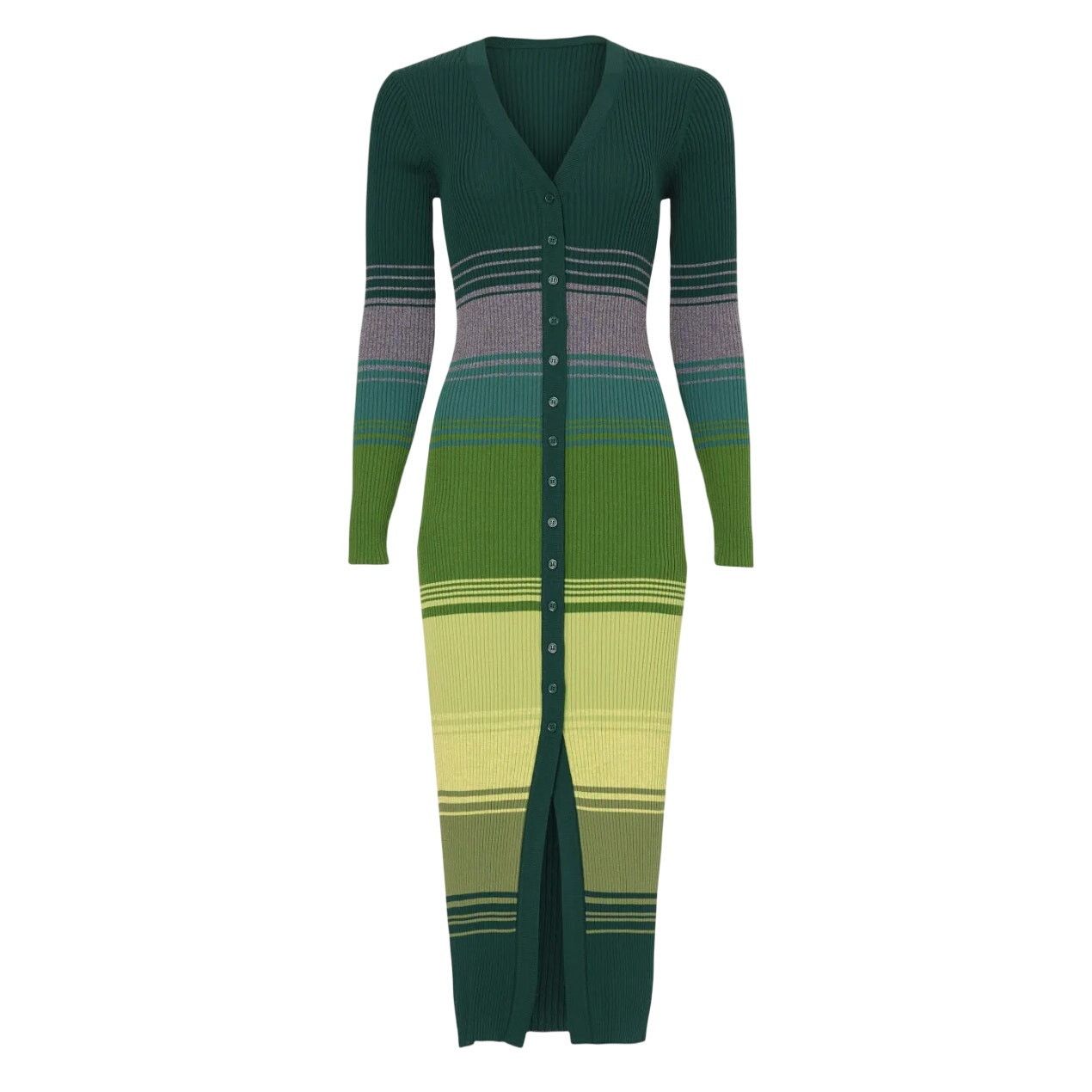 Staud STAUD Pine Forest Shoko Dress in Green, Size M Size M / US 6-8 / IT 42-44 - 1 Thumbnail