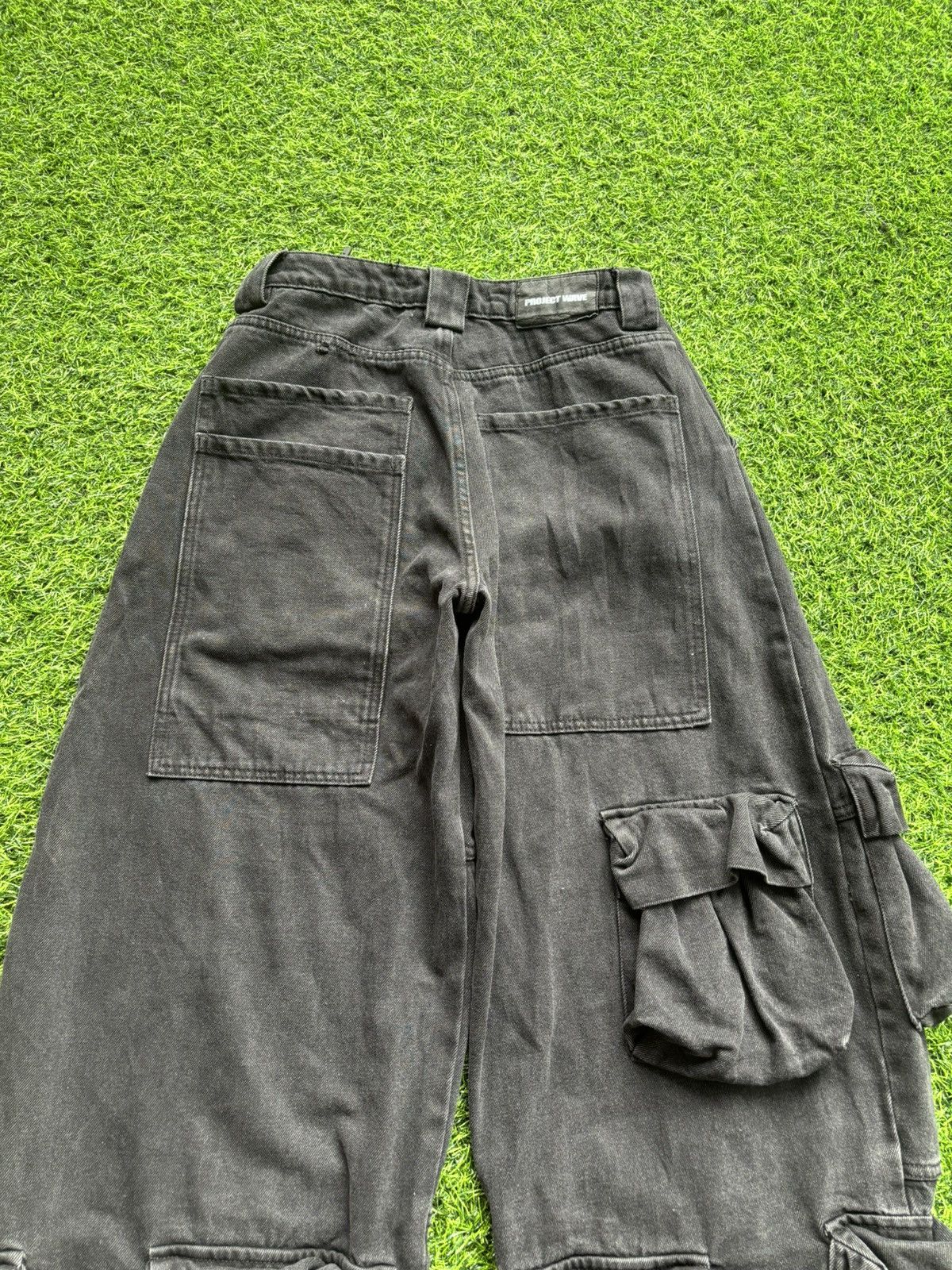 Hysteric Glamour Y2k Multi Pocket Project Wave Ifsix Punk Style Pants Size US 28 / EU 44 - 3 Thumbnail