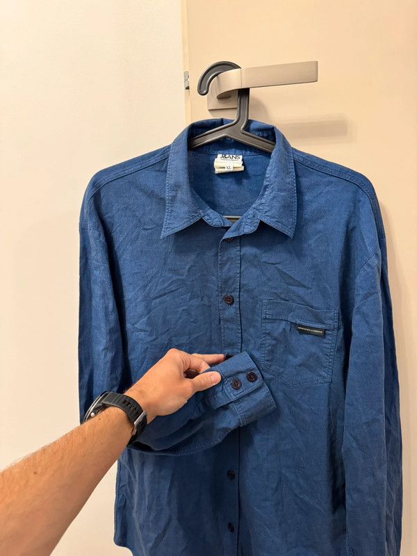 Dolce & Gabbana × Vintage D&G Dolce&Gabbana Jeans Blue Shirt Pocket Logo XL Size US XL / EU 56 / 4 - 3 Thumbnail