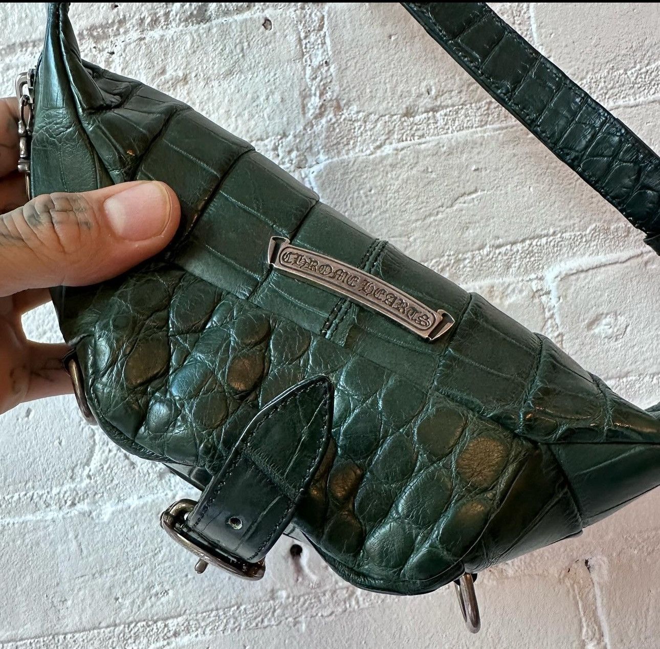 Chrome Hearts CHROME HEARTS ALLIGATOR CROC BAG 4GSELLER Size ONE SIZE - 3 Thumbnail