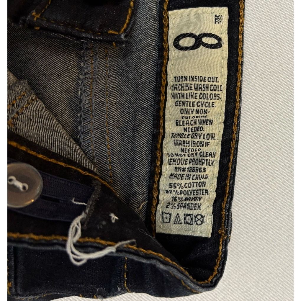 Other INDIGO REIN Forever Stretch Denim Shorts – Adjustable Waist Size 23" - 6 Thumbnail