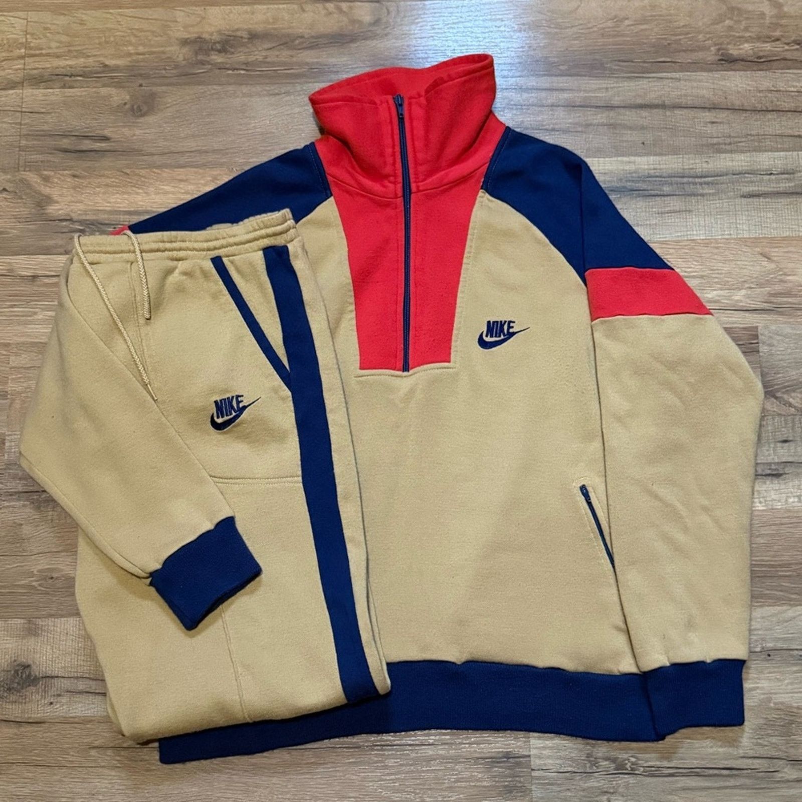 Nike 70s Nike Sweatshirt Jogger Sweatpants Matching Set Sweatsuit Size US M / EU 48-50 / 2 - 13 Thumbnail