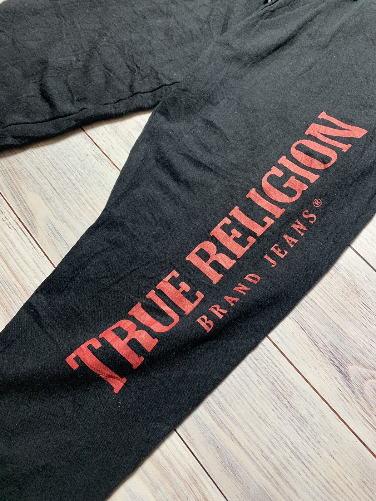 Japanese Brand × True Religion Rare True Religion sweatpants big logo vintage Size US 33 - 4 Thumbnail