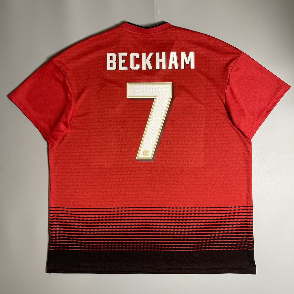 Adidas × Vintage MANCHESTER UNITED ADIDAS 2018/2019 SOCCER JERSEY #7 BECKHAM Size US XXL / EU 58 / 5 - 1 Thumbnail