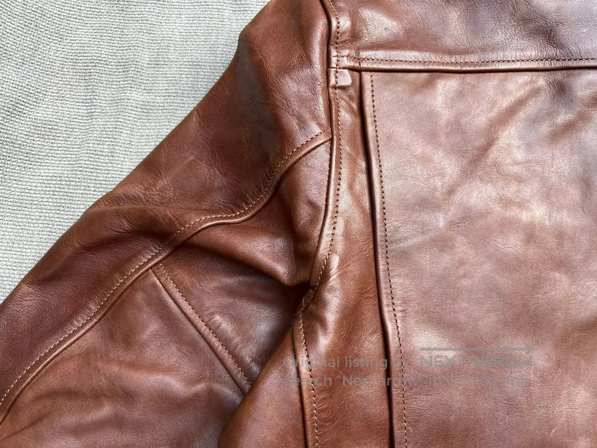 Eastman Leather Clothing Eastman Leather Horsehide Brown Jacket. Size US XXS / EU 40 - 7 Thumbnail