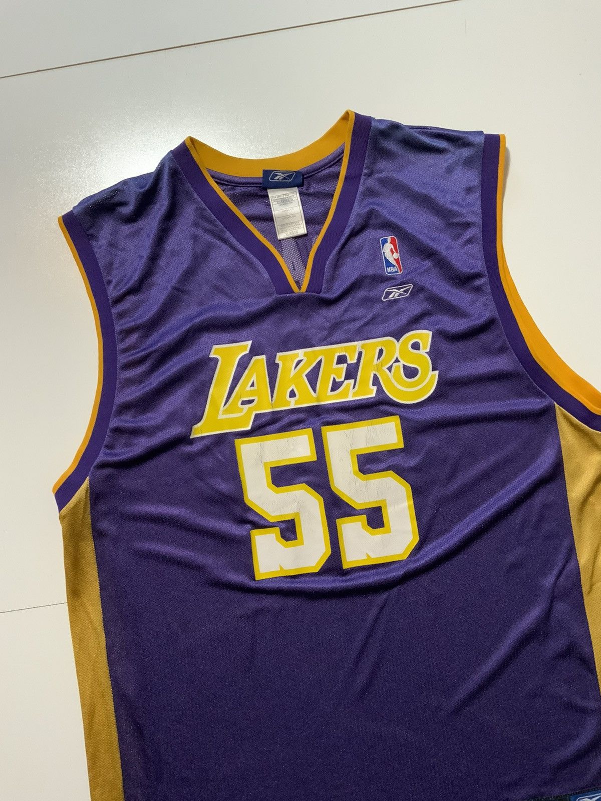 NBA × Reebok Los Angeles Lakers Brian Grant NBA #55 NBA Basketball Jersey Size US XL / EU 56 / 4 - 3 Thumbnail