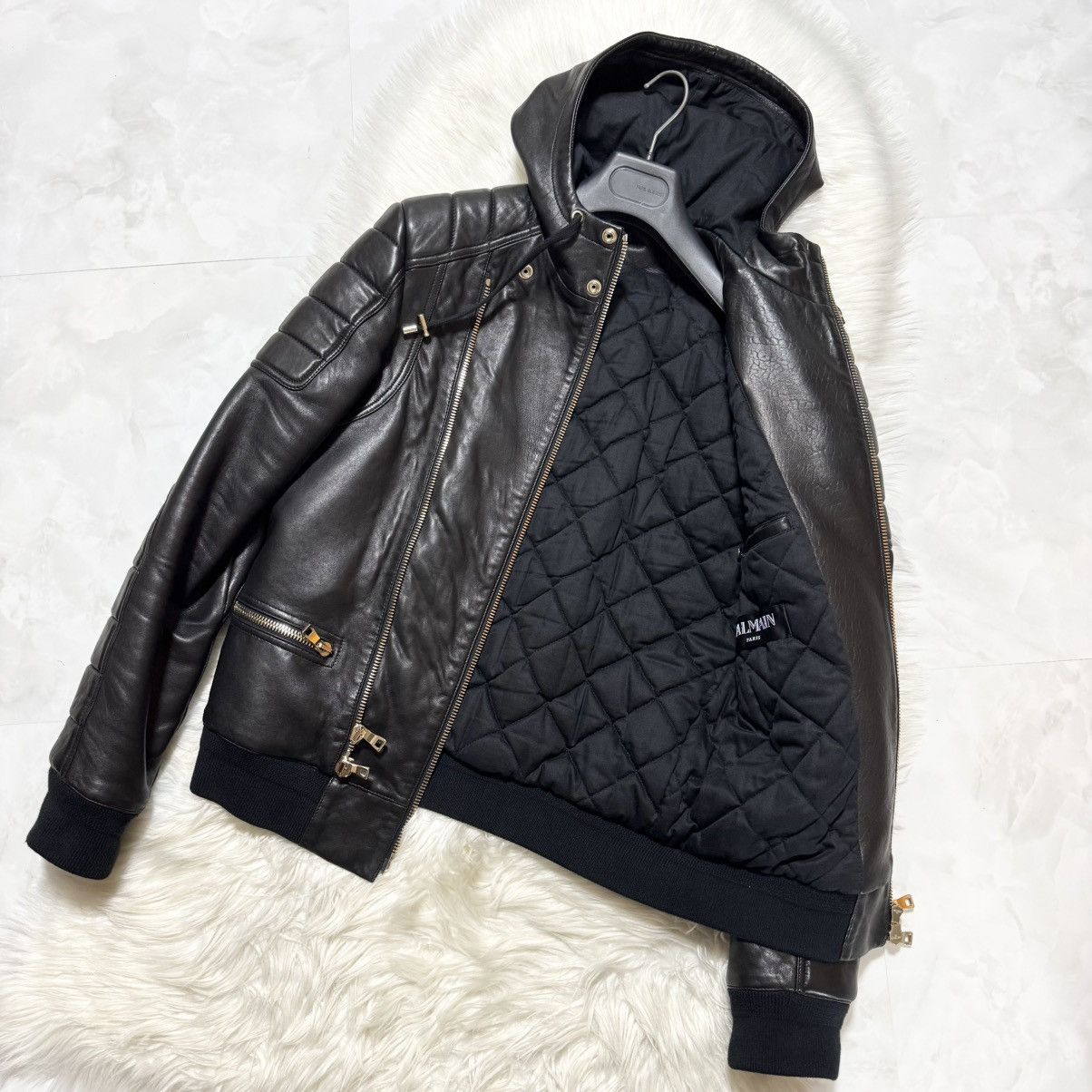 Balmain Balmain Homme quilted leather blouson Jacket Size US M / EU 48-50 / 2 - 10 Thumbnail