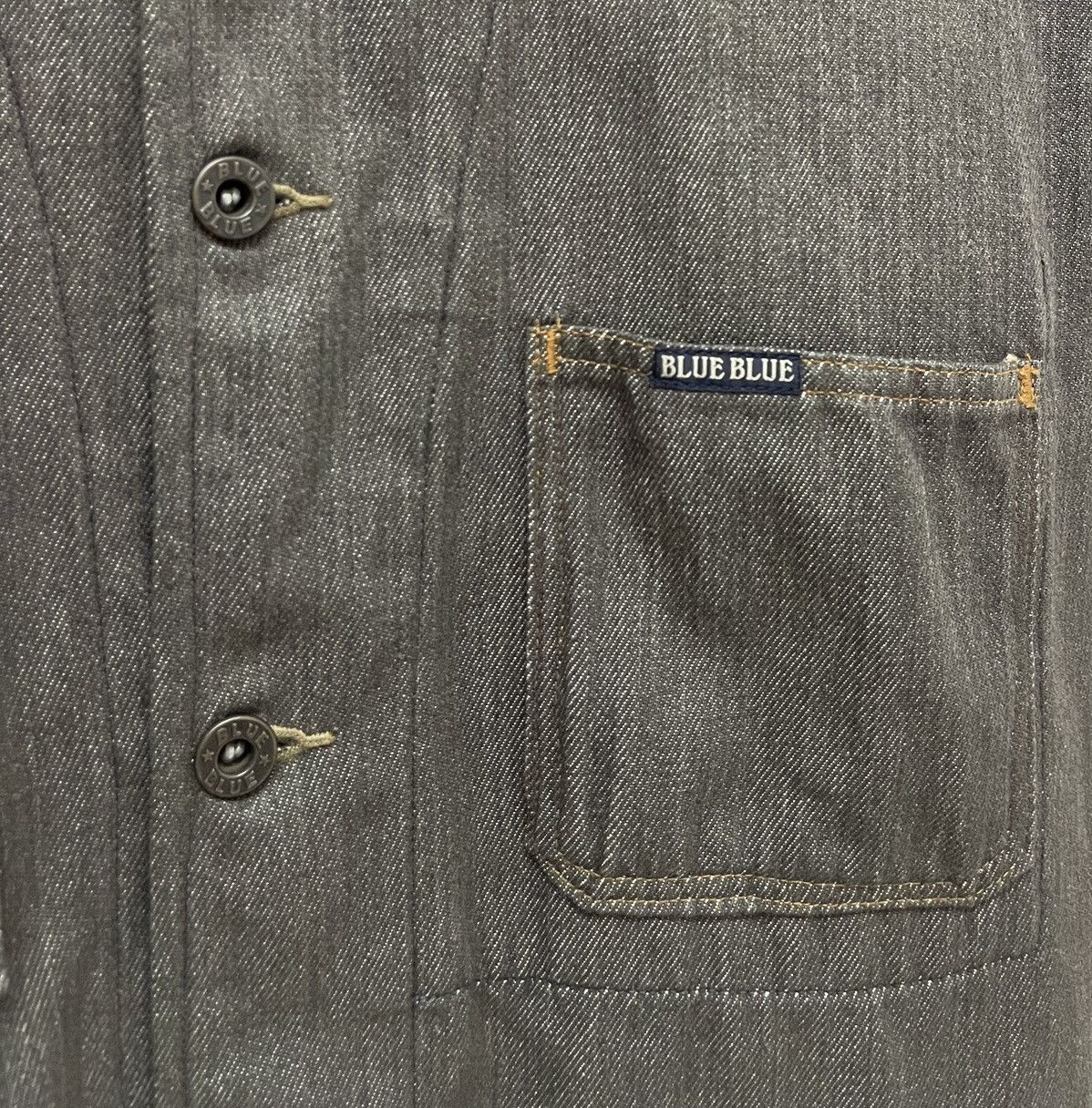 Blue Blue Japan VINTAGE JAPAN DENIM BLUE BLUE PATCH POCKETS Size US M / EU 48-50 / 2 - 2 Thumbnail