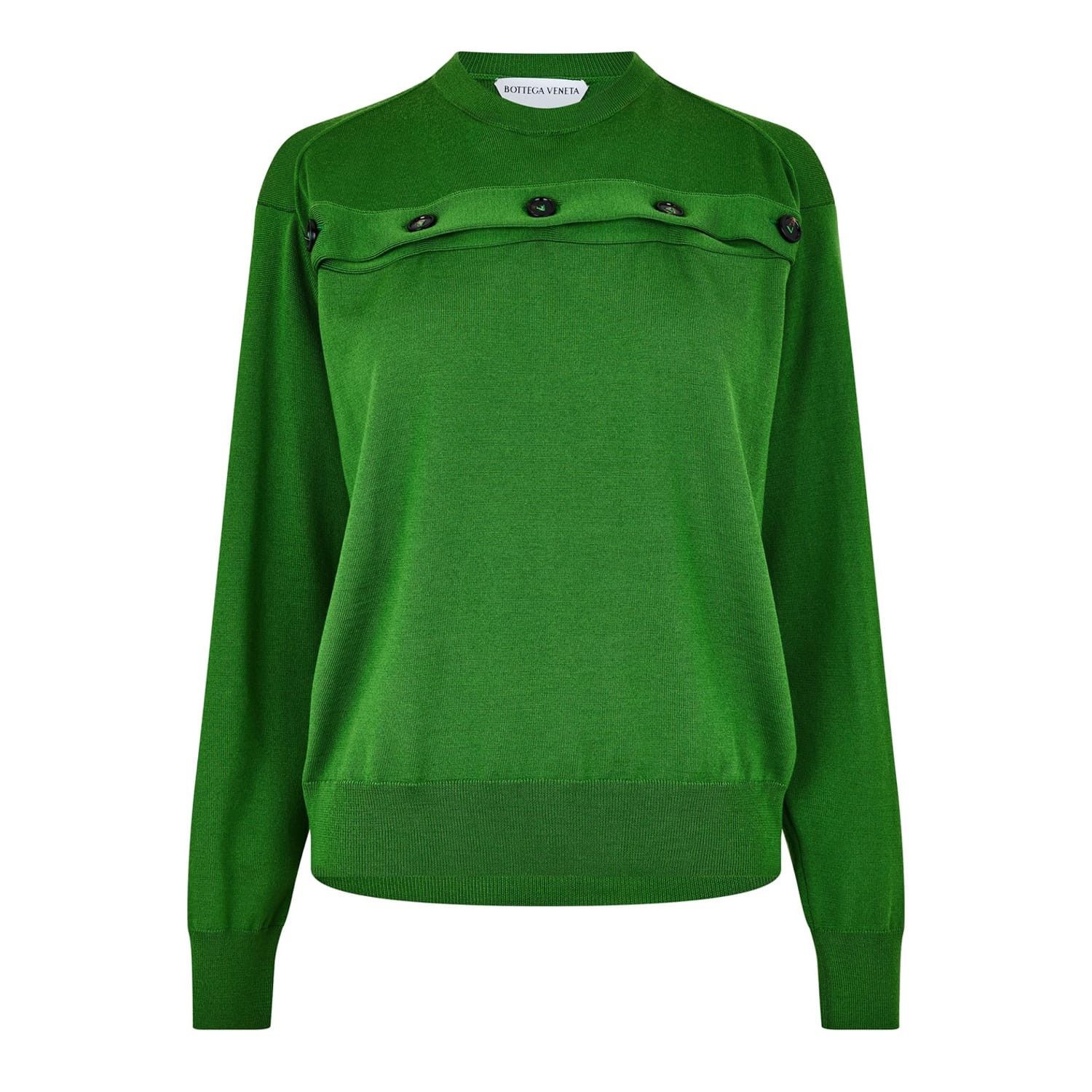 Bottega Veneta Bottega Veneta Crew Neck Long Sleeve Regular Fit Sweater Size M / US 6-8 / IT 42-44 - 1 Thumbnail