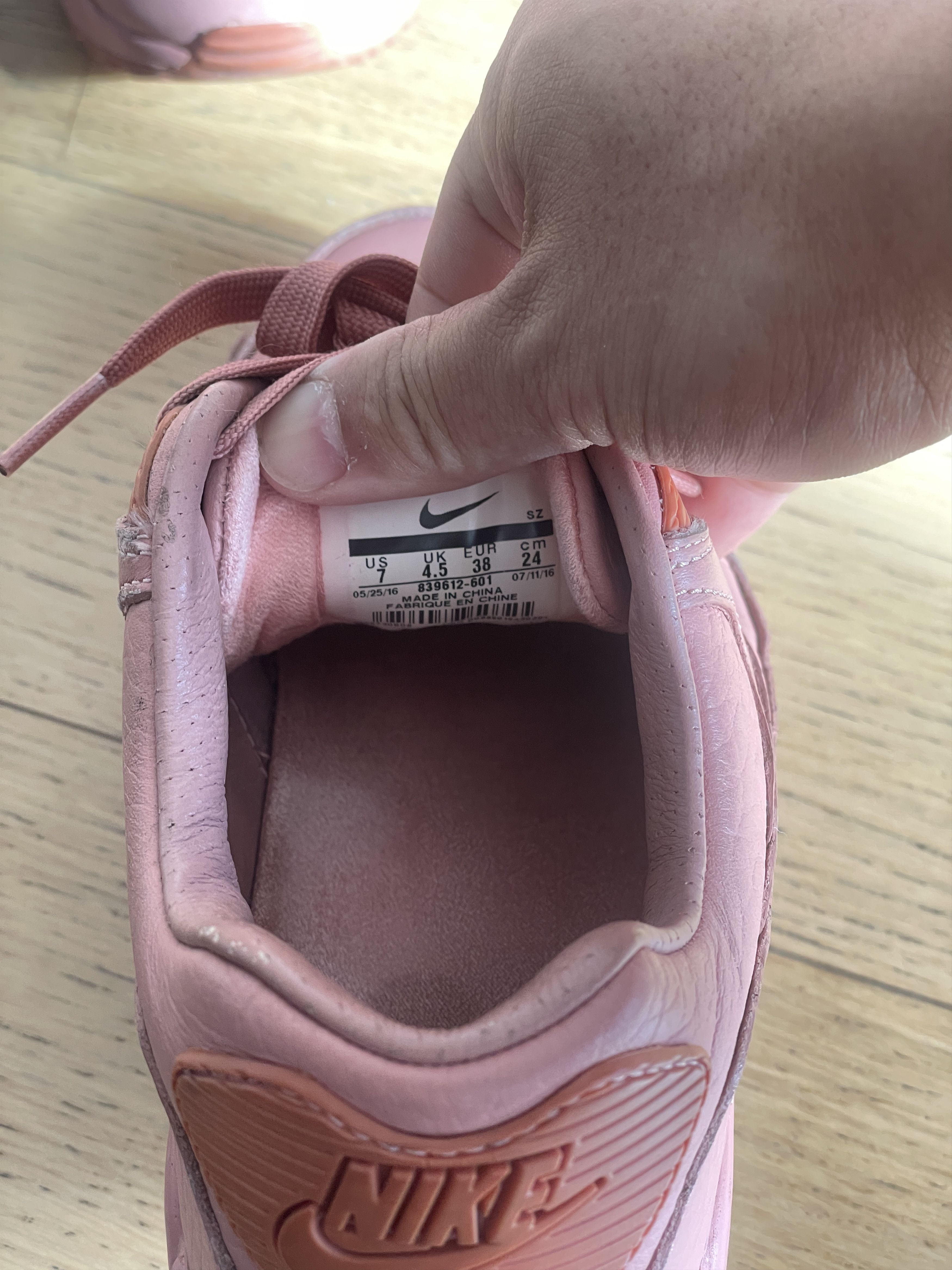 Nike Nike Lab Air Max 90 Pinnacle Sneakers - Rose Pink - W 7 Size US 7 / IT 37 - 5 Thumbnail