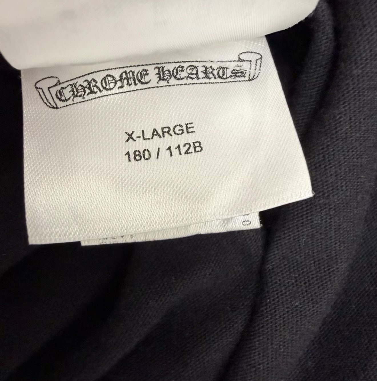 Chrome Hearts Chrome Hearts Black Long Sleeve top Size US XL / EU 56 / 4 - 7 Thumbnail