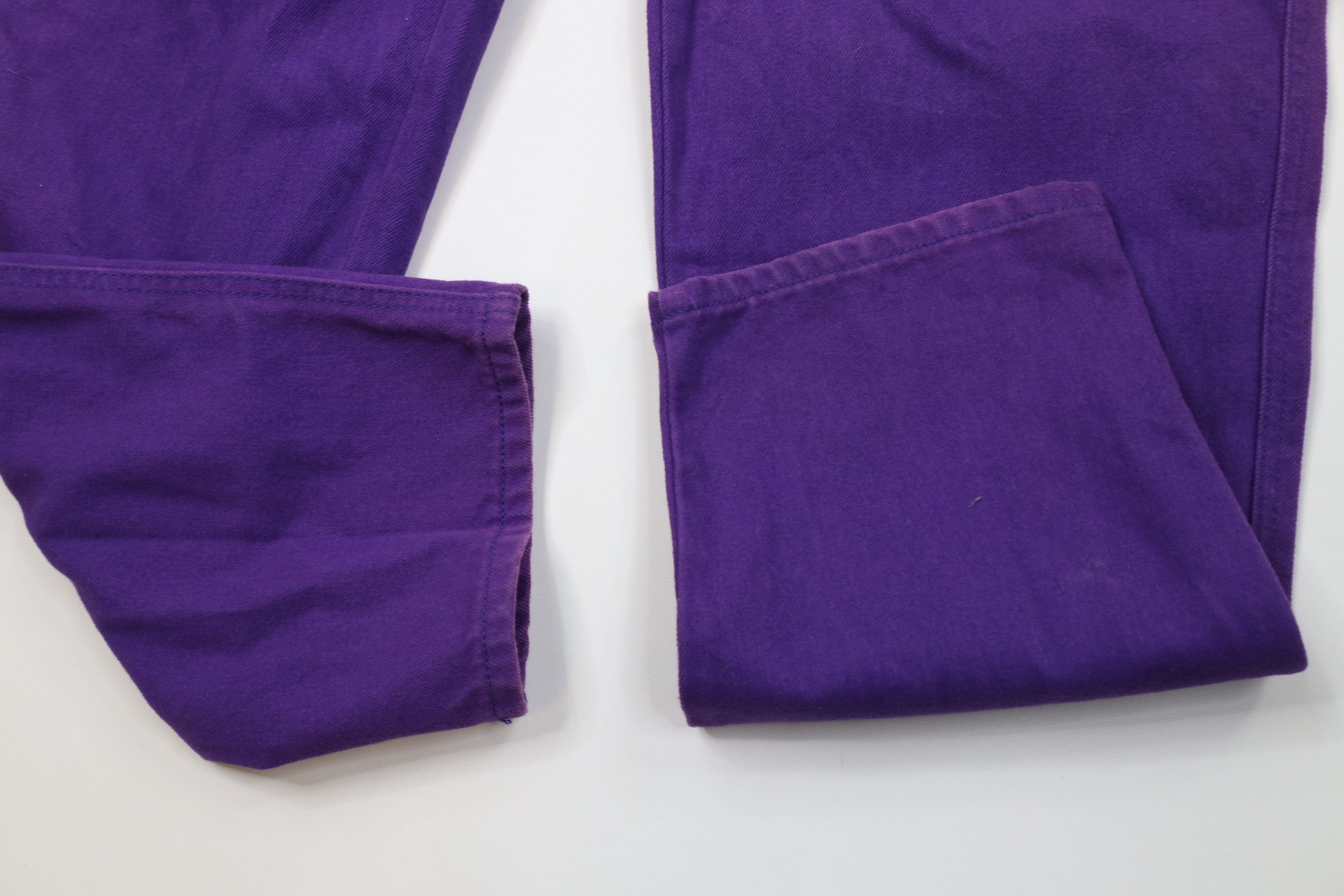 Vintage Deadstock Vintage 90s Streetwear Fit Skateboard Jeans Purple Size US 32 / EU 48 - 5 Thumbnail