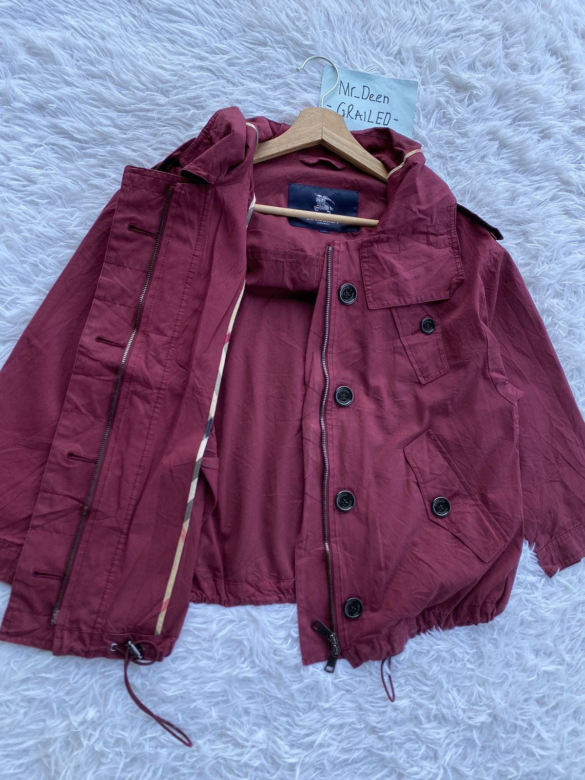 Burberry Rare Burberry Nylon Jacket/Windbreaker Size US M / EU 48-50 / 2 - 8 Thumbnail