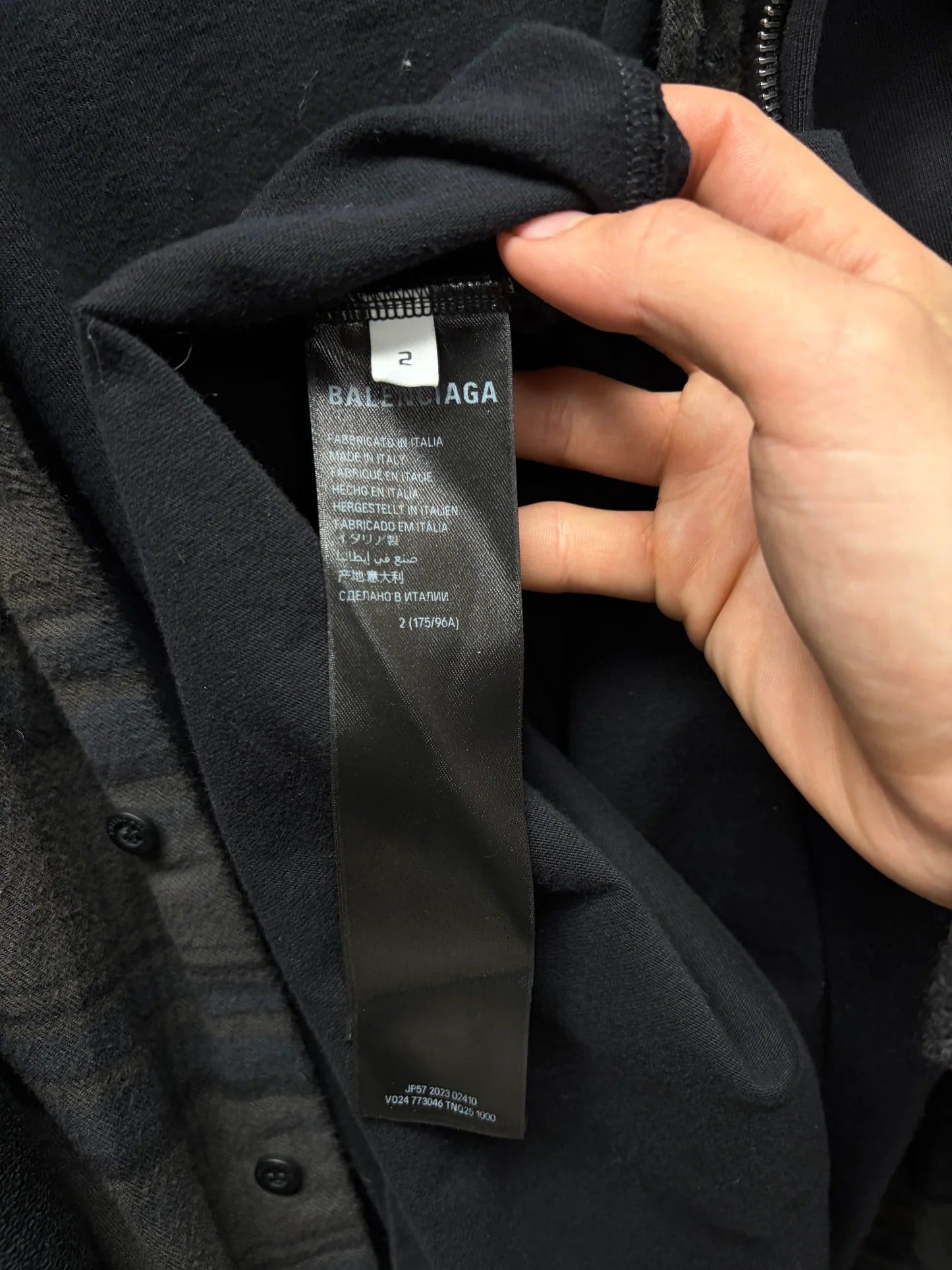 Balenciaga SS2024 Balenciaga ‘Sports Icon’ Quad Layered Jacket/Hoodie/Flannel/T-Shirt Size US M / EU 48-50 / 2 - 6 Thumbnail