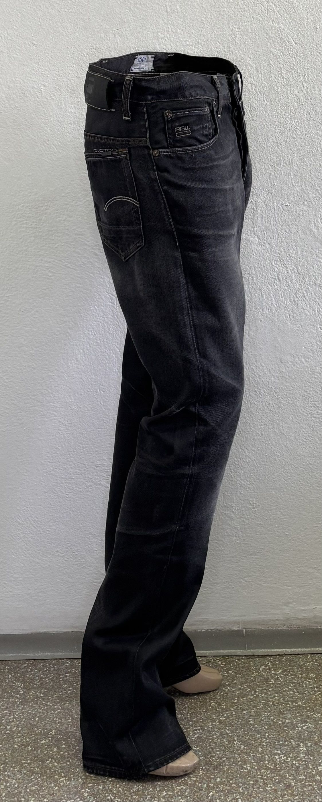 G-Star G-Star Raw 3301 slim fit black jeans size 32-34 Size US 32 / EU 48 - 5 Thumbnail