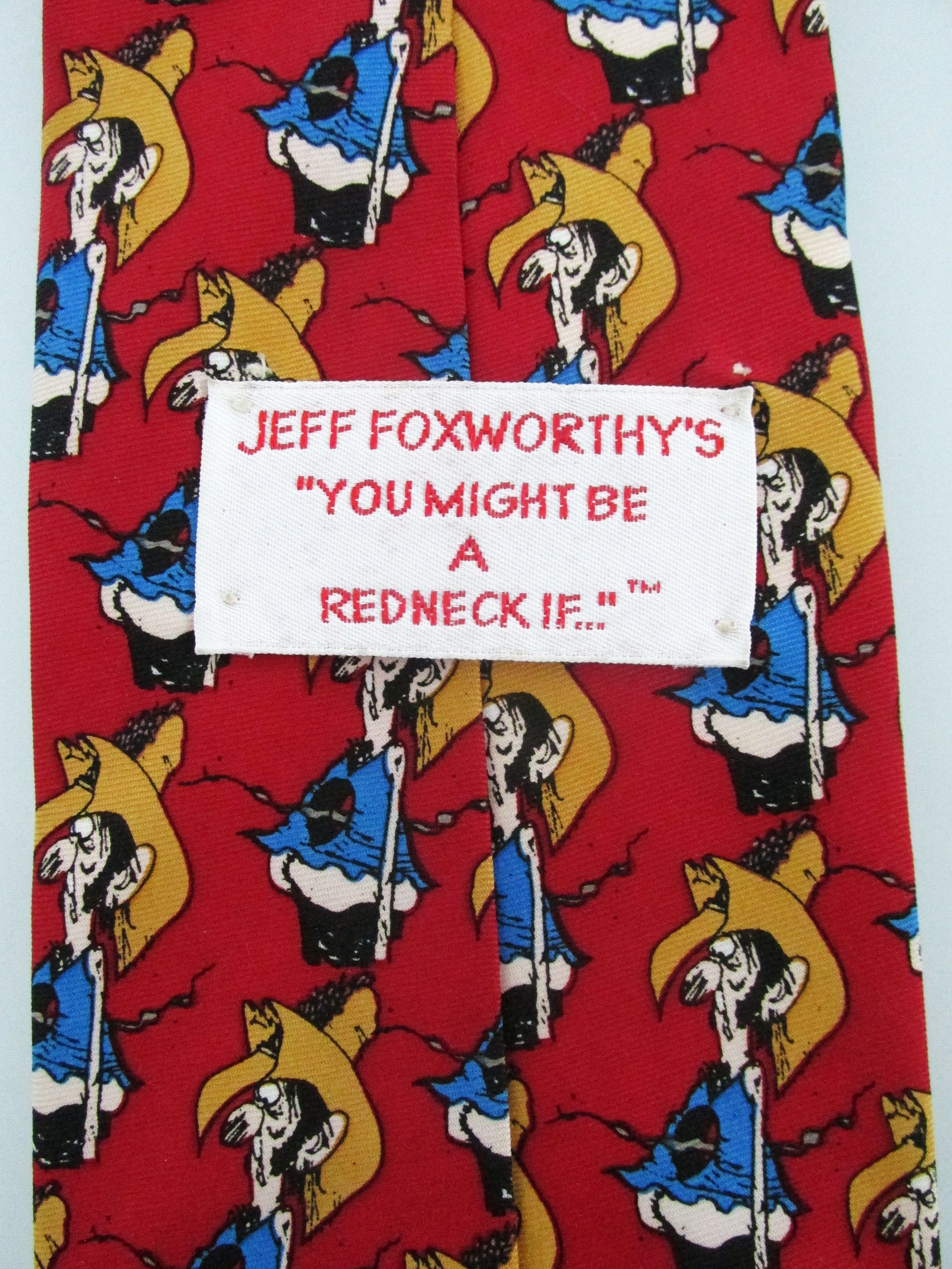 Other Jeff Foxworthy "Redneck" Men's Silk Tie Size ONE SIZE - 6 Thumbnail