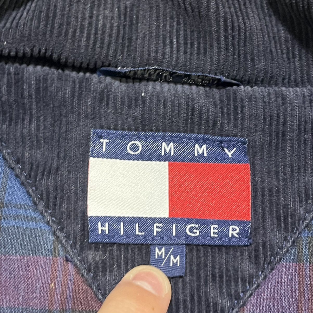 Tommy Hilfiger Vintage 90s Tommy Hilfiger Flannel Lined Denim Chore Coat Size US M / EU 48-50 / 2 - 6 Thumbnail