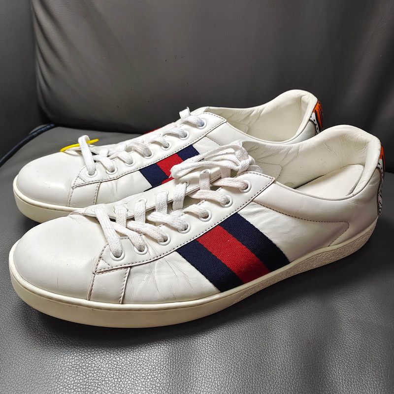 Gucci Gucci Ace Fashion Low-Top Sneakers for Men 0079 Size US 9.5 / EU 42-43 - 1 Thumbnail