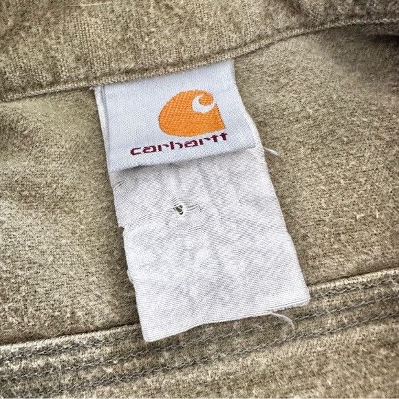 Carhartt Vintage Carhartt Green Cotton Flannel Button Down Shirt Size US L / EU 52-54 / 3 - 5 Thumbnail