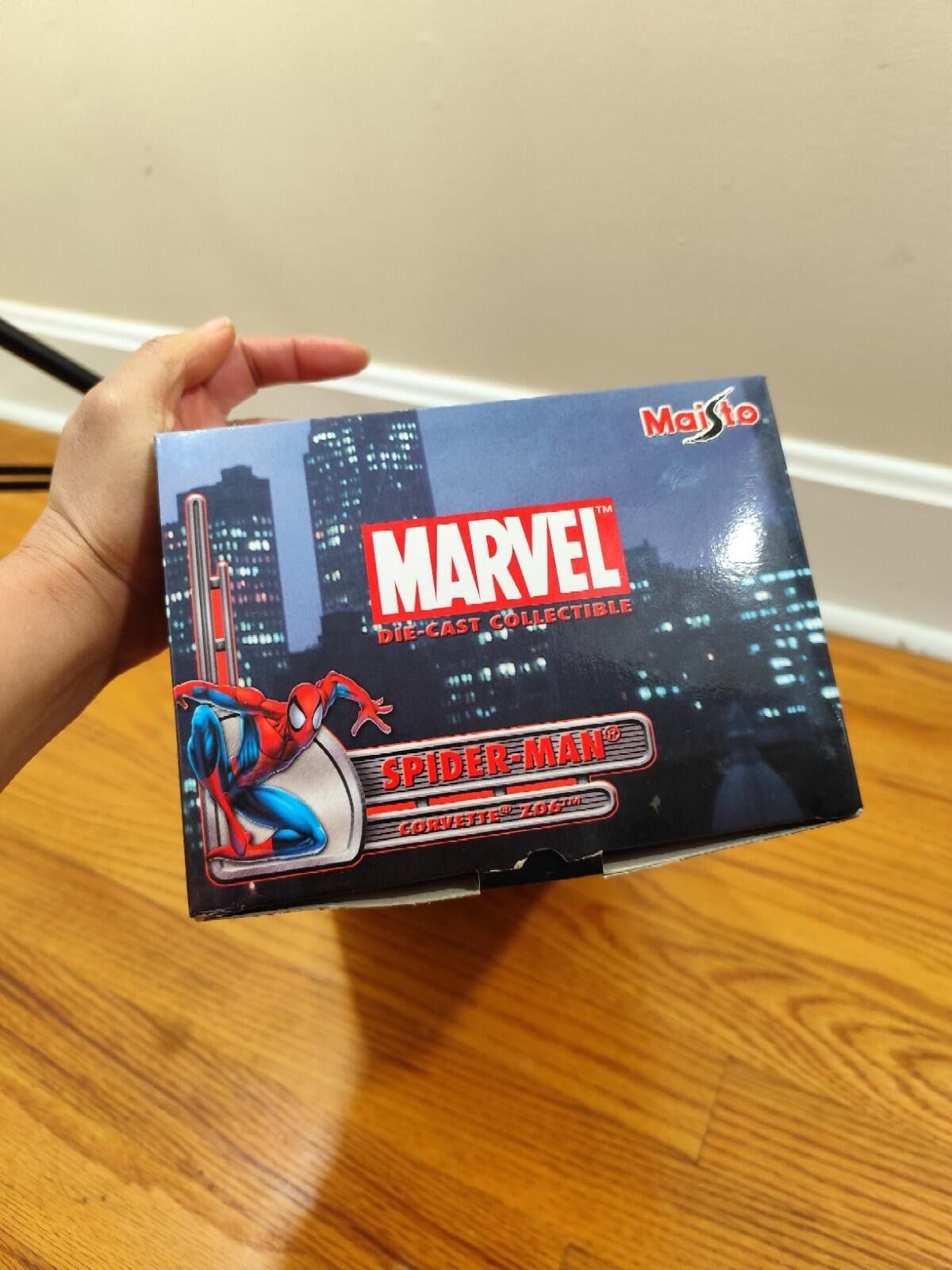 Other Marvel Spiderman Maisto 2003 1:18 Scale Corvette Z06 Diecast Size ONE SIZE - 10 Thumbnail