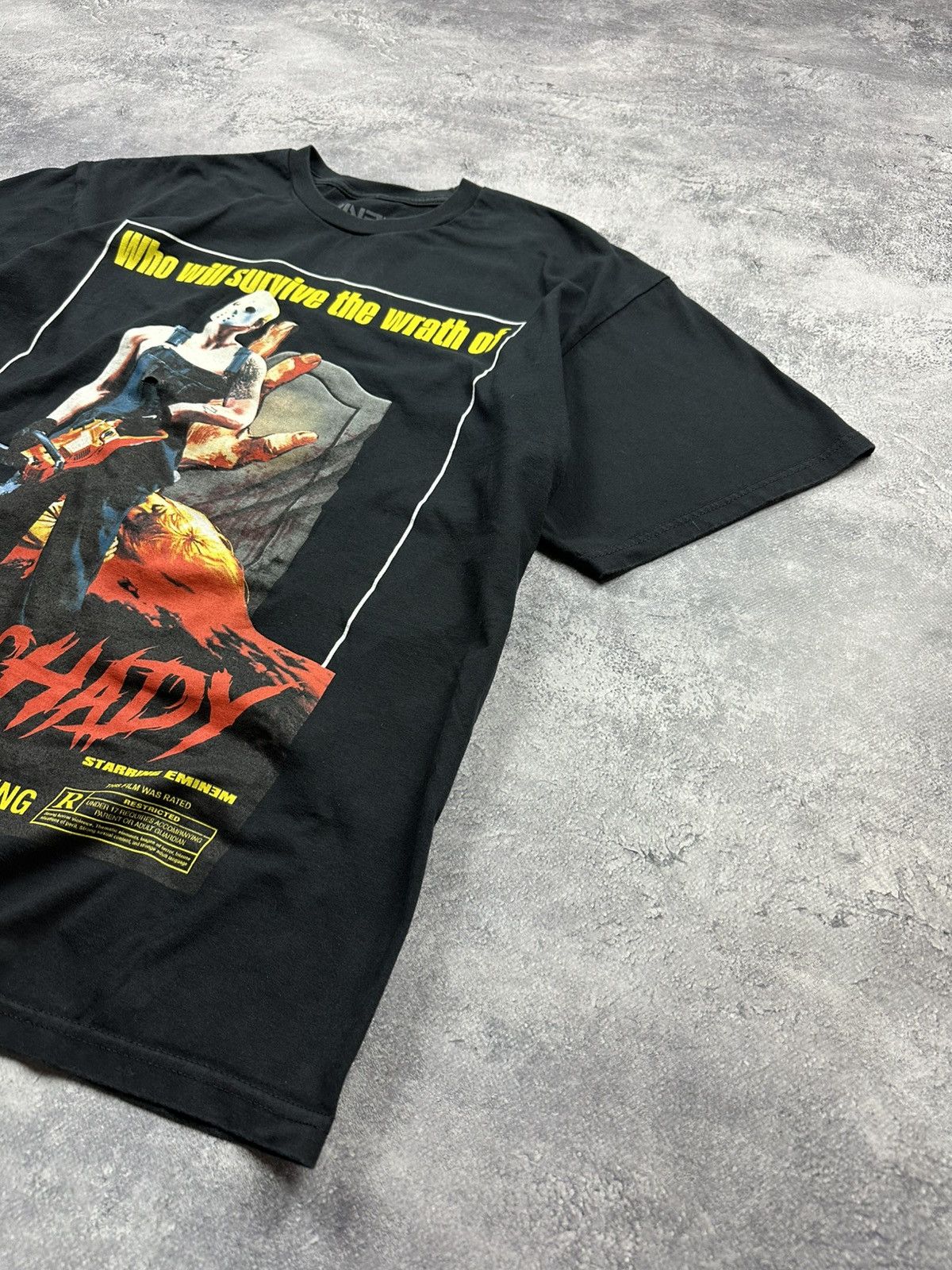 Eminem Vintage Eminem T Shirt Slim Shady Rare Black Rap y2k tees Size US XL / EU 56 / 4 - 3 Thumbnail