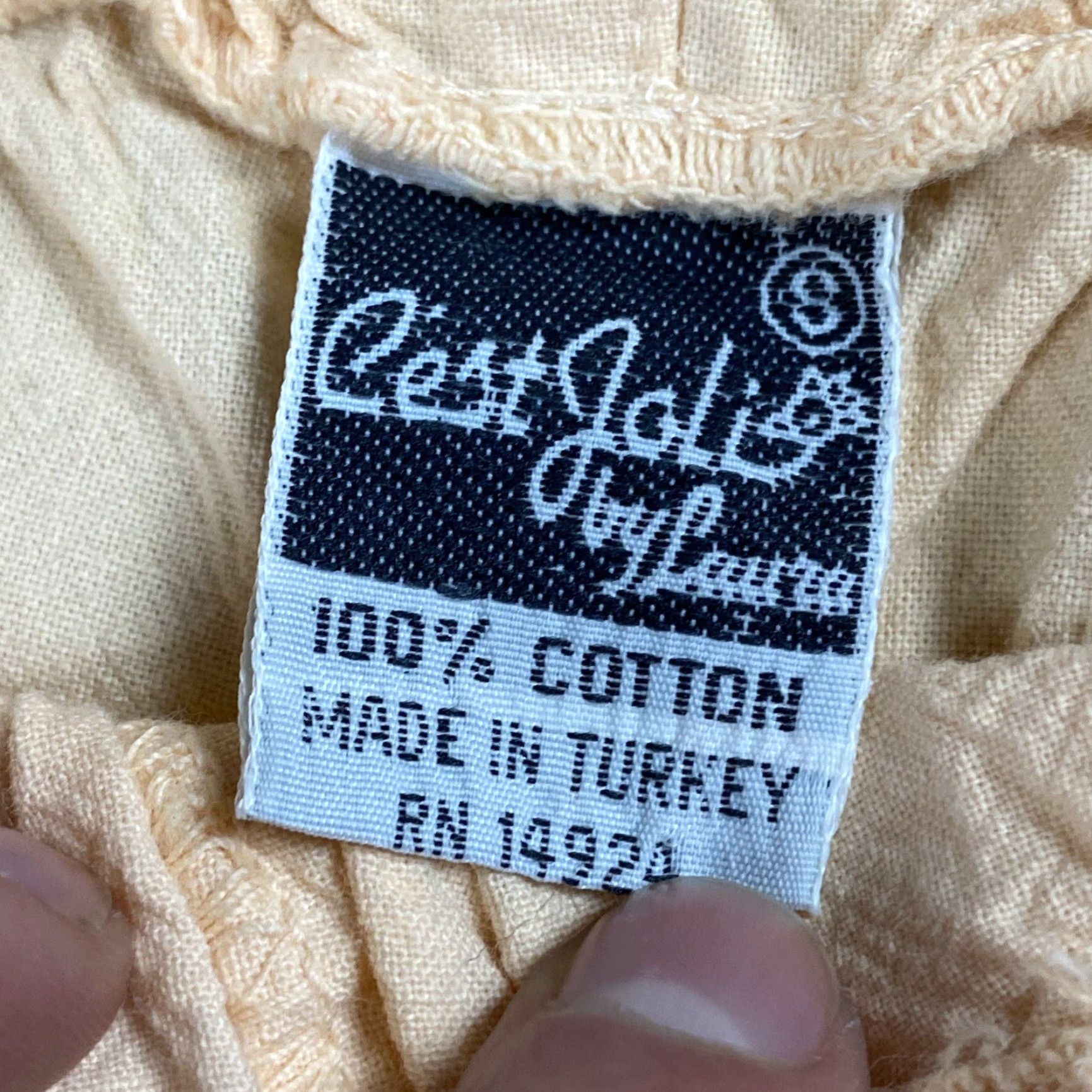 Vintage VTG CEST JOLI LAUREN HIGH WAIST JOGGER PANTS LIGHTWEIGHT CORAL PINK COTTON M Size 32" / US 10 / IT 46 - 4 Thumbnail