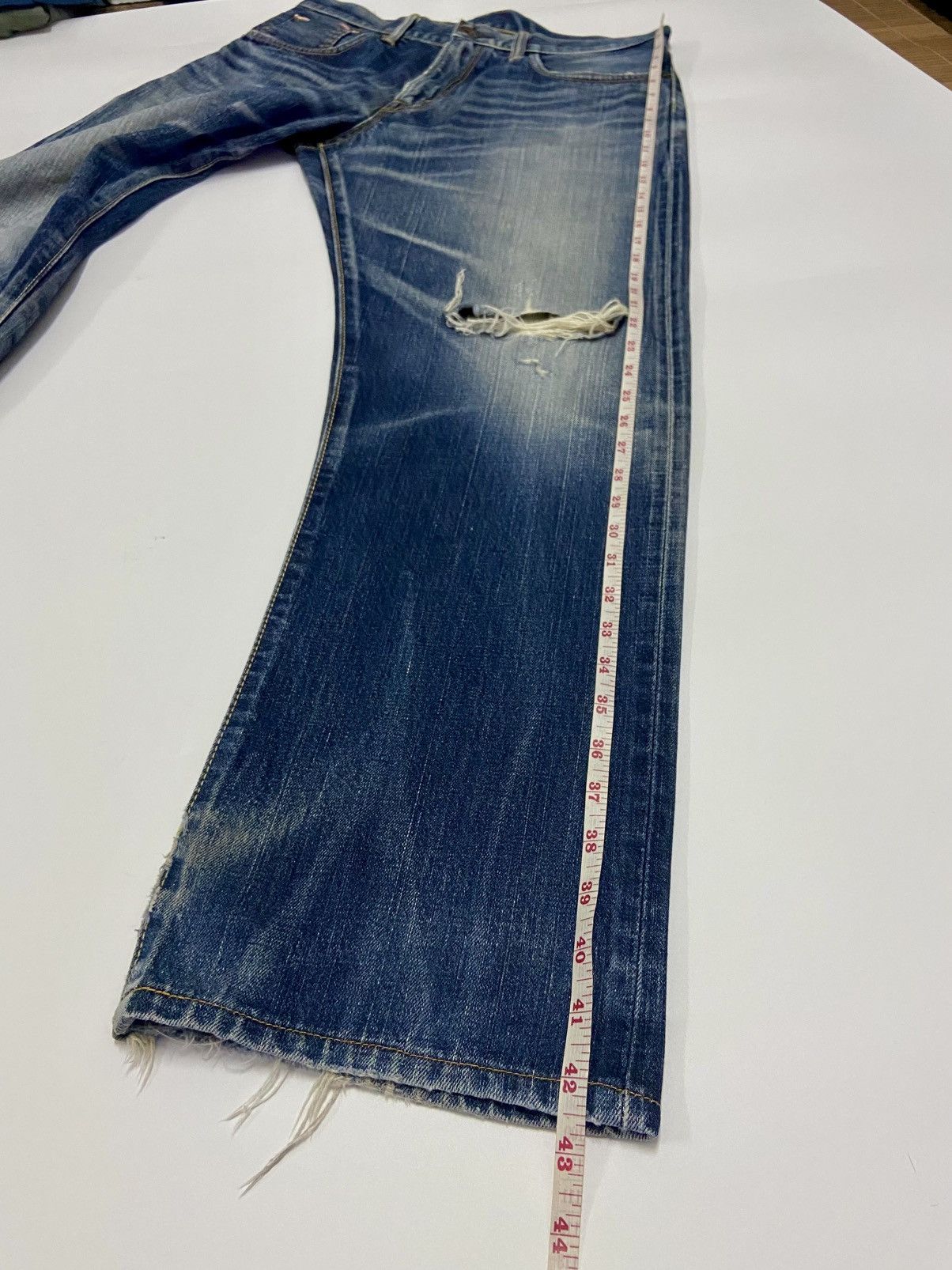 Edwin Vintage Edwin 505XX Orange Tag Selvedge Distressed Size US 32 / EU 48 - 16 Thumbnail
