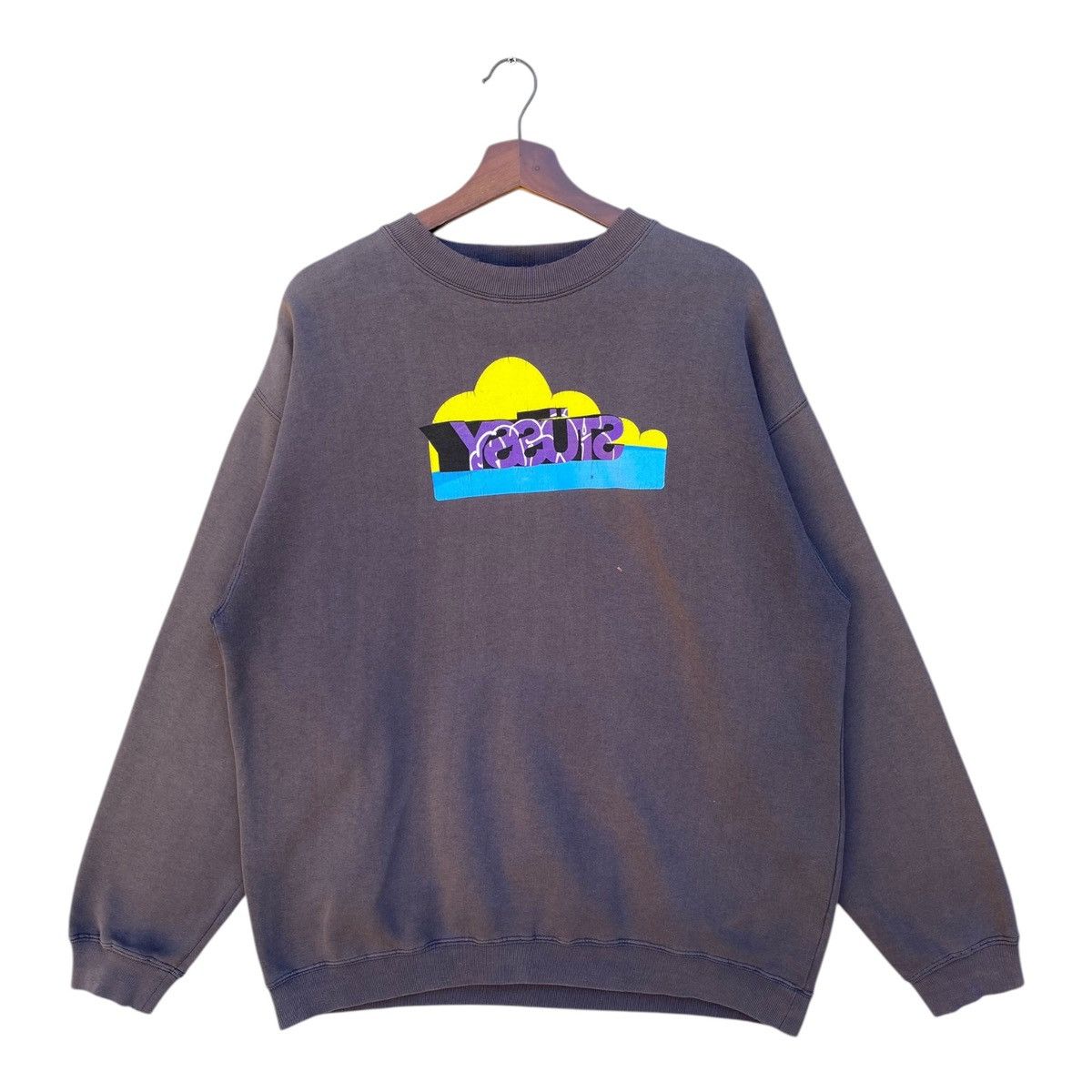 Stussy × Vintage Vintage Stussy Spellout Pullover Jumper Crewneck Made In USA Size US M / EU 48-50 / 2 - 1 Thumbnail
