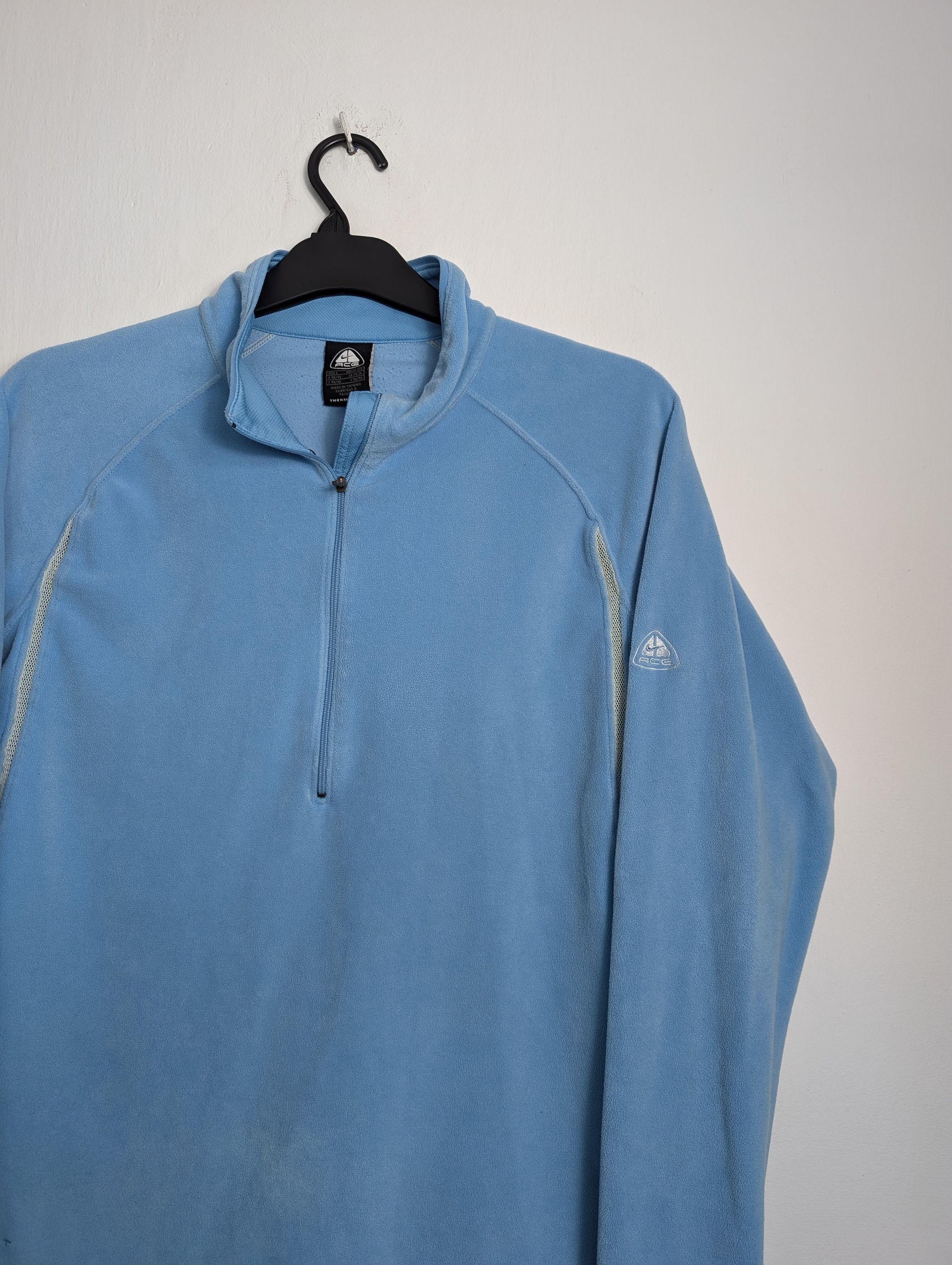 Nike × Nike ACG Vintage Nike ACG Women's Fleece Baby Blue Gorpcore Layer Size L / US 10 / IT 46 - 2 Thumbnail