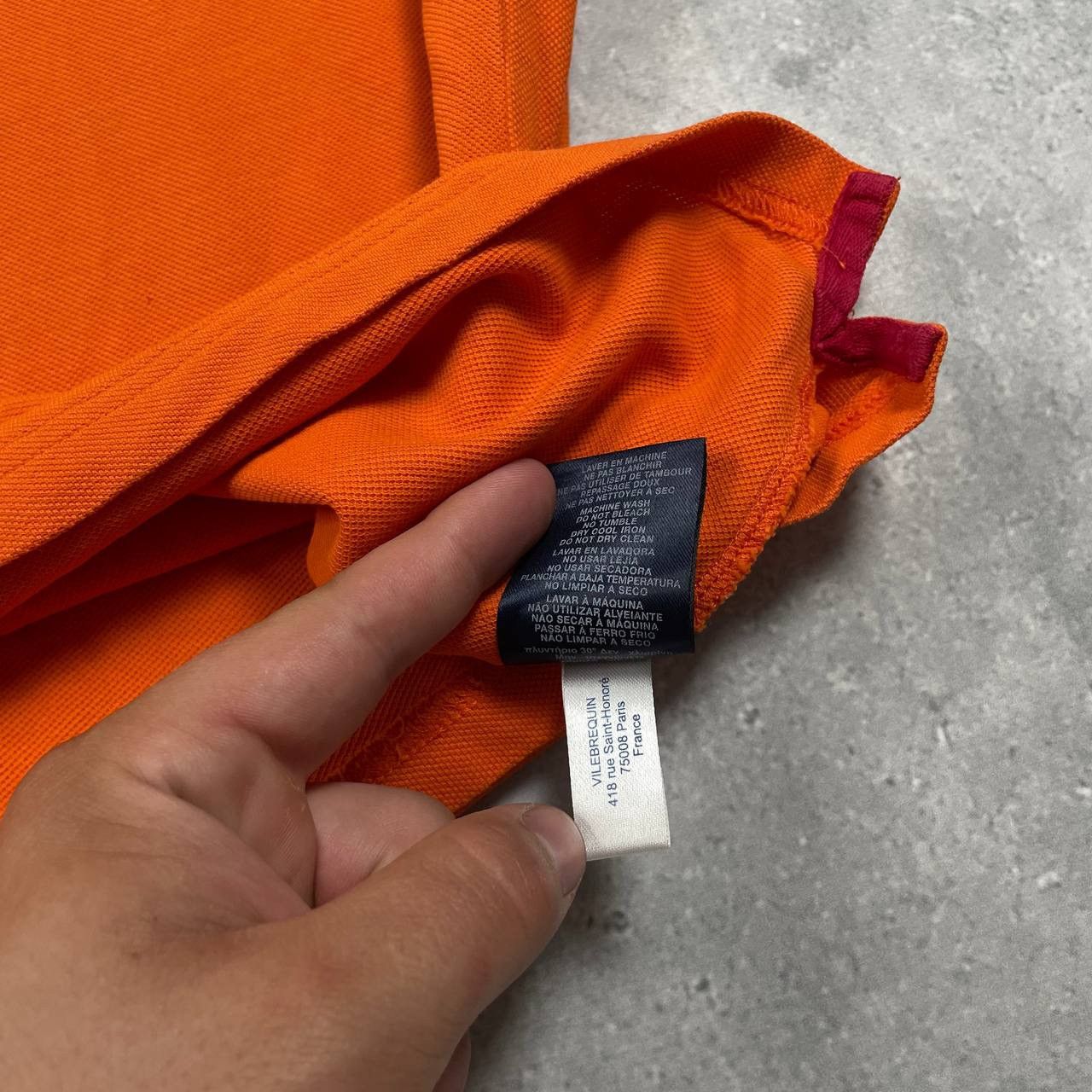 Vilebrequin Vilebrequin Pyramid Cotton Polo Shirt Orange Size M Size US M / EU 48-50 / 2 - 15 Thumbnail