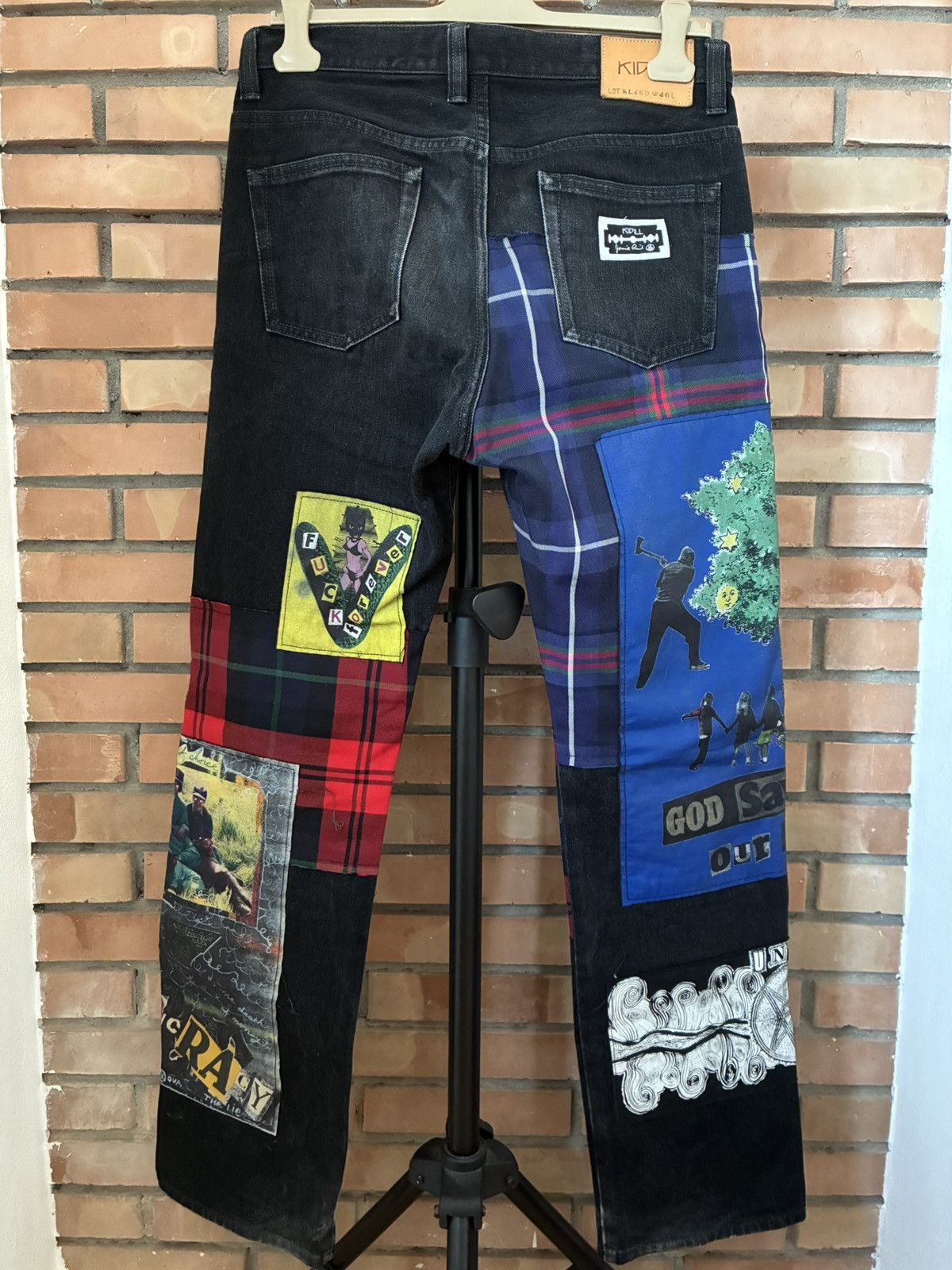 KIDILL KIDILL AW20 Edwin Jamie Reid Punk Patchwork jeans Size US 30 / EU 46 - 5 Thumbnail