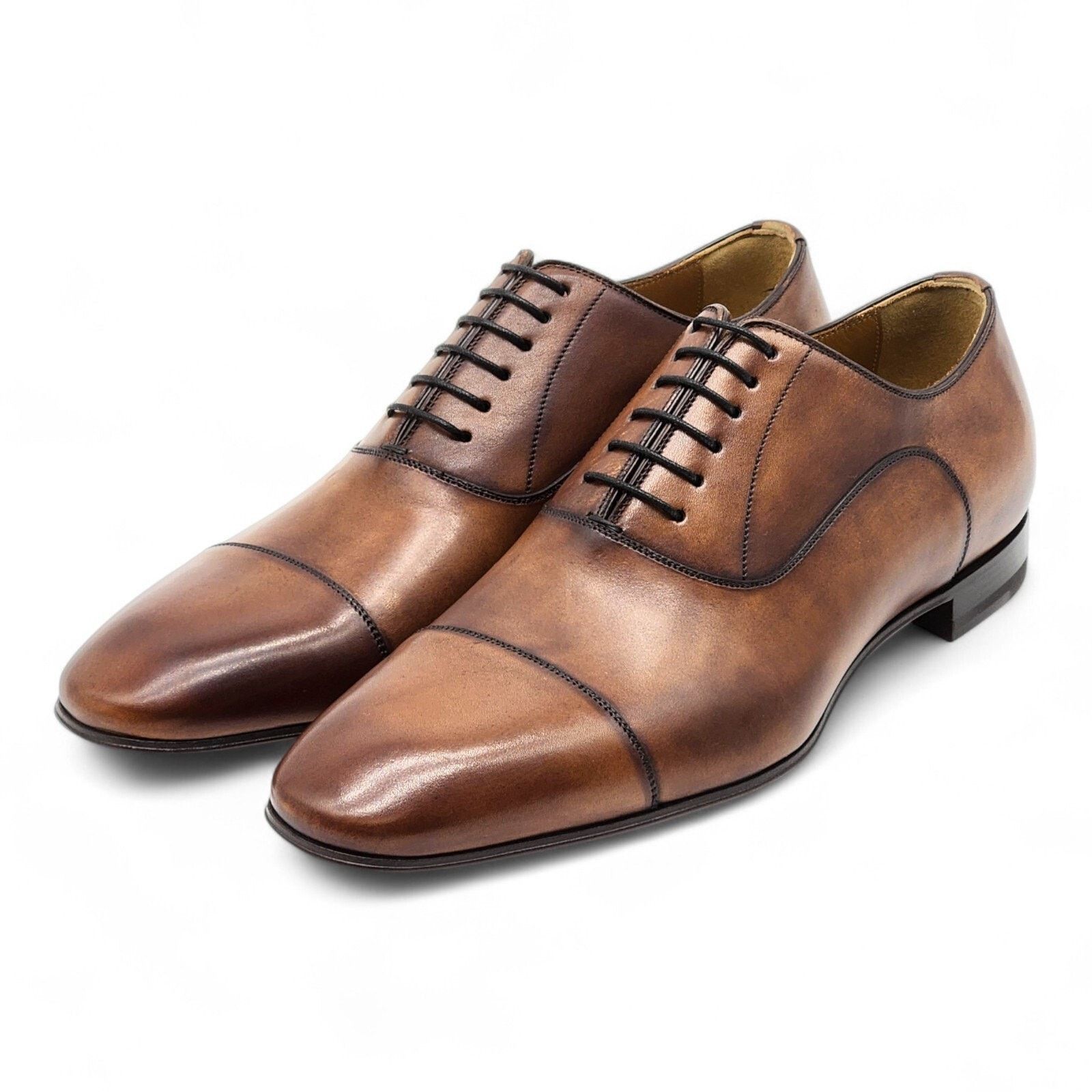 Christian Louboutin Greggo Leather Oxford Shoes Brown Eu 40.5 Us 7.5 - Nwb $995, Men's (Size 10.5)