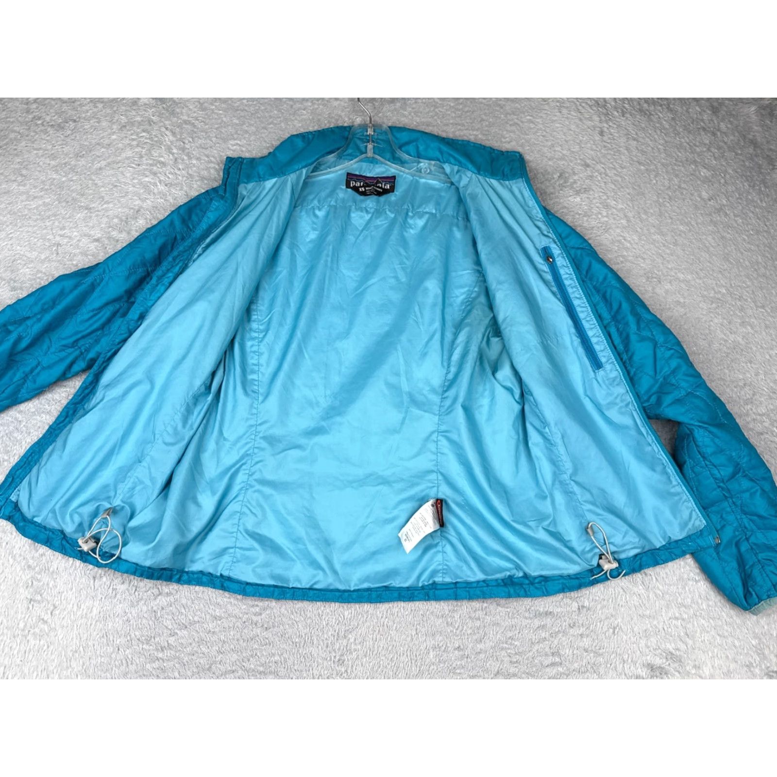 Patagonia Patagonia Jacket Women XS Blue Nano Puff Primaloft Quilted Poly Shell Hooded Full Zip Lightweight Pockets Logo Outdoor Size XS / US 0-2 / IT 36-38 - 2 Thumbnail