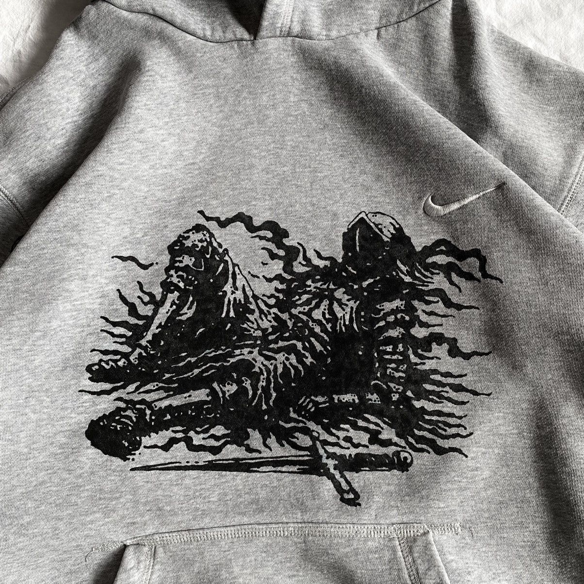 Nike Nike Gothic Knight Cybersigilism Custom Hoodie LGB ERD Y2K Size US L / EU 52-54 / 3 - 1 Thumbnail