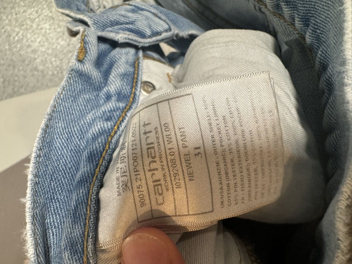 Carhartt Wip Vintage Carhartt WIP Washed Blue Jeans Newel Pant Size US 30 / EU 46 - 3 Thumbnail