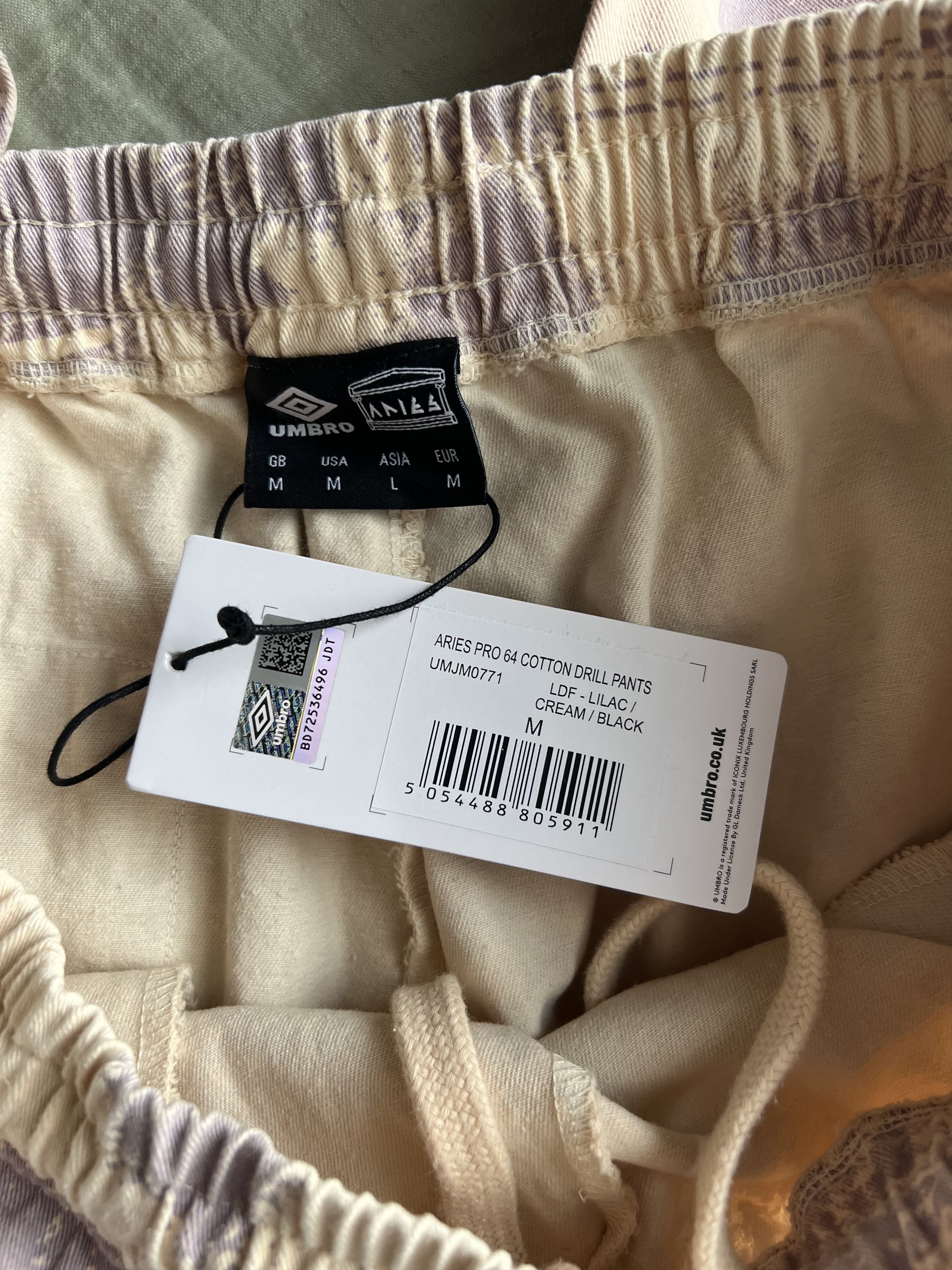 Aries Aries Umbro Pro 64 Cotton Drill Pants in Cream Size US 32 / EU 48 - 7 Thumbnail