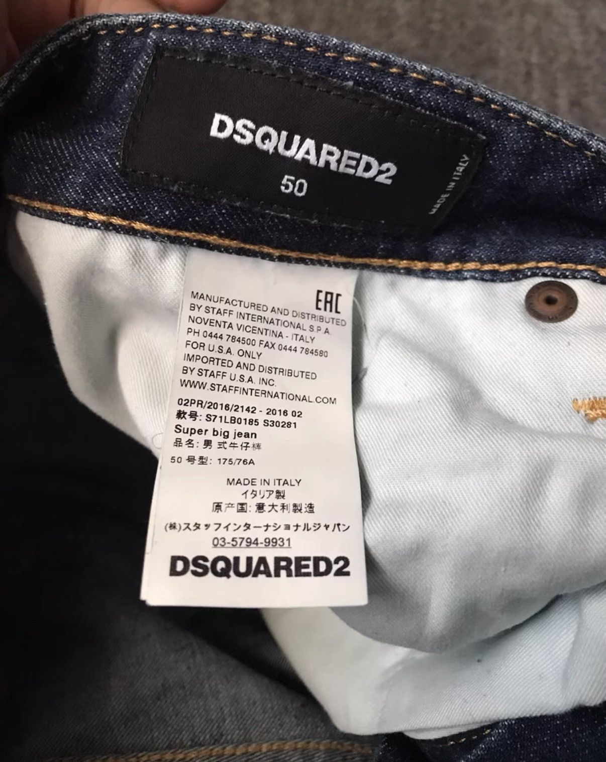 Dsquared2 DSQUARED2 Jeans — Brand New Size 50 Size US 34 / EU 50 - 5 Thumbnail