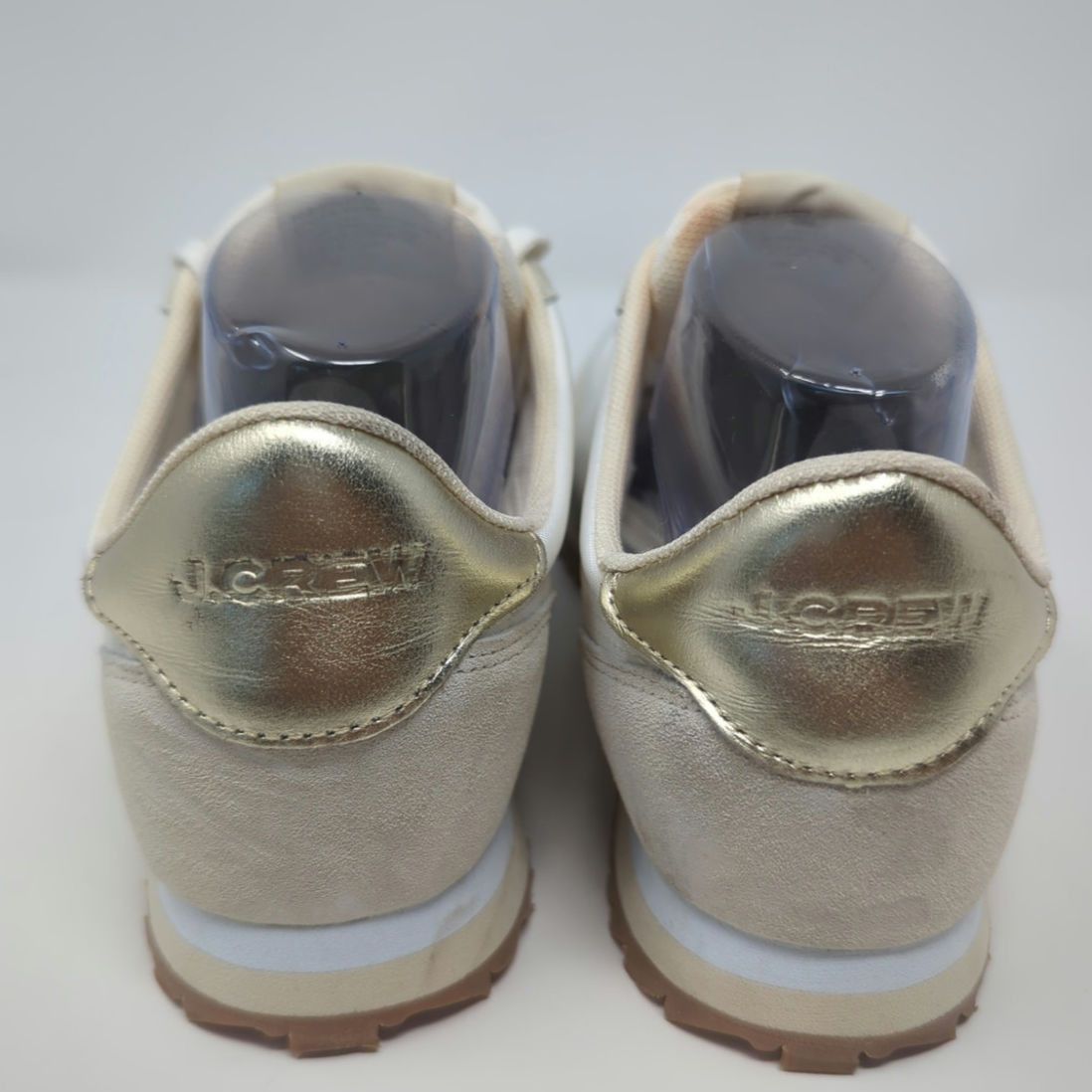 J.Crew J. Crew White Gray Nylon Striped City Metallic Silver Size 8 Size US 8 / IT 38 - 5 Thumbnail