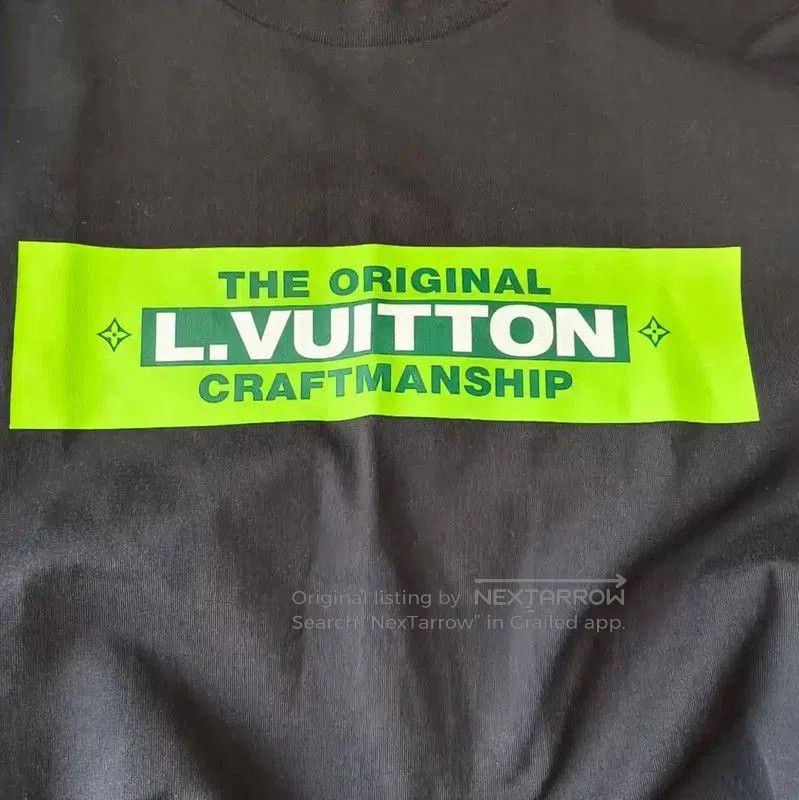 Louis Vuitton Louis Vuitton Black Cotton Men's T-Shirt . Size US XL / EU 56 / 4 - 5 Thumbnail