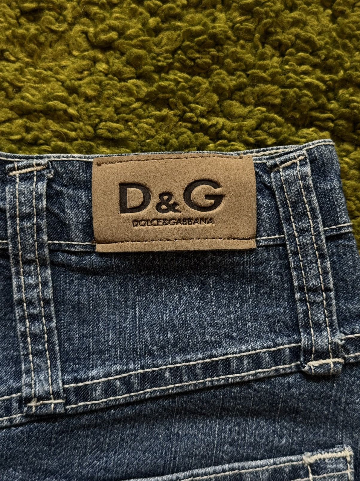 Designer × Dolce & Gabbana × Vintage Dolce & Gabbana D&G 2000s vintage denim mini skirt Y2K Size 26" / US 2 / IT 38 - 3 Thumbnail