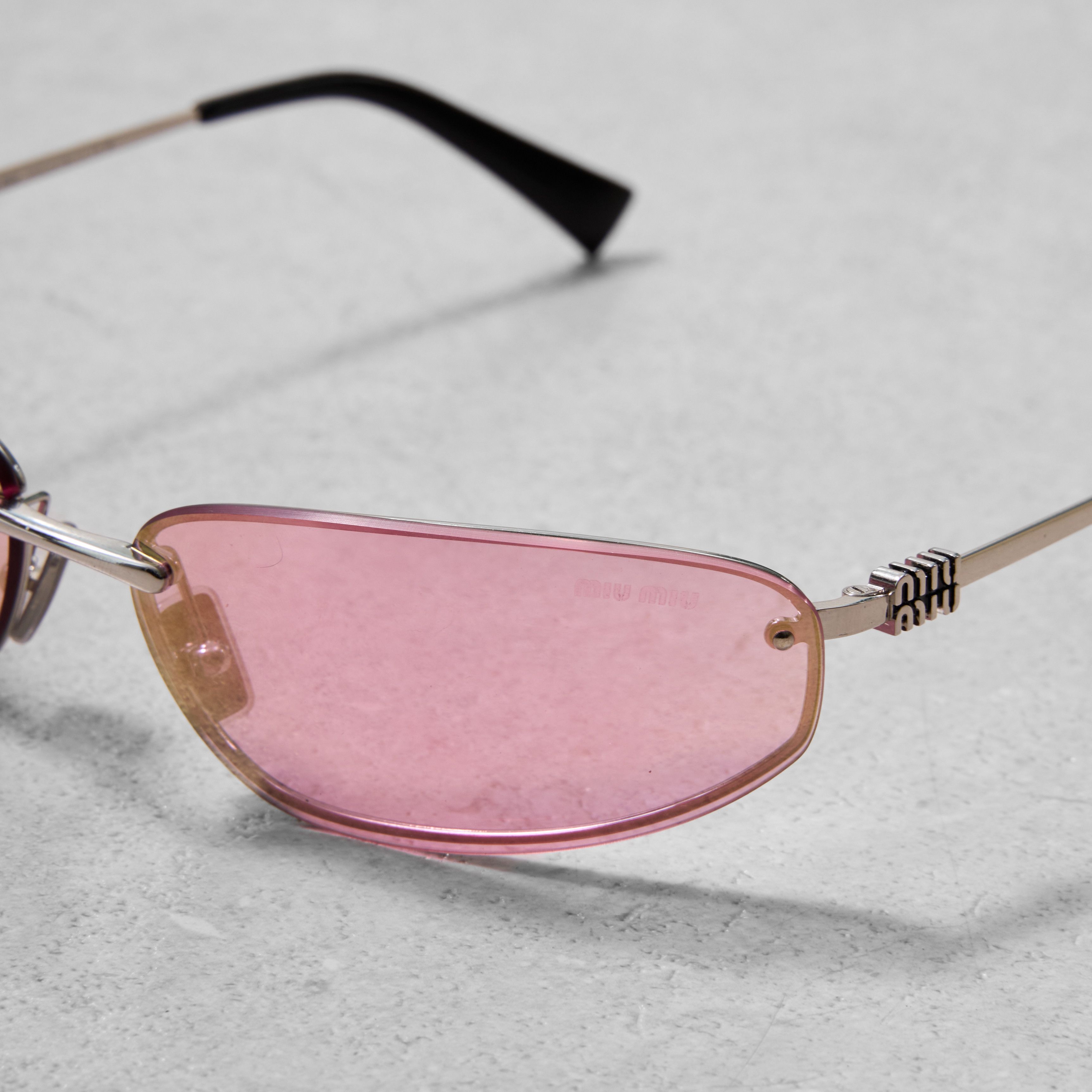 Miu Miu MIU MIU MU A50S 1BC70J Sunglasses Size ONE SIZE - 4 Thumbnail