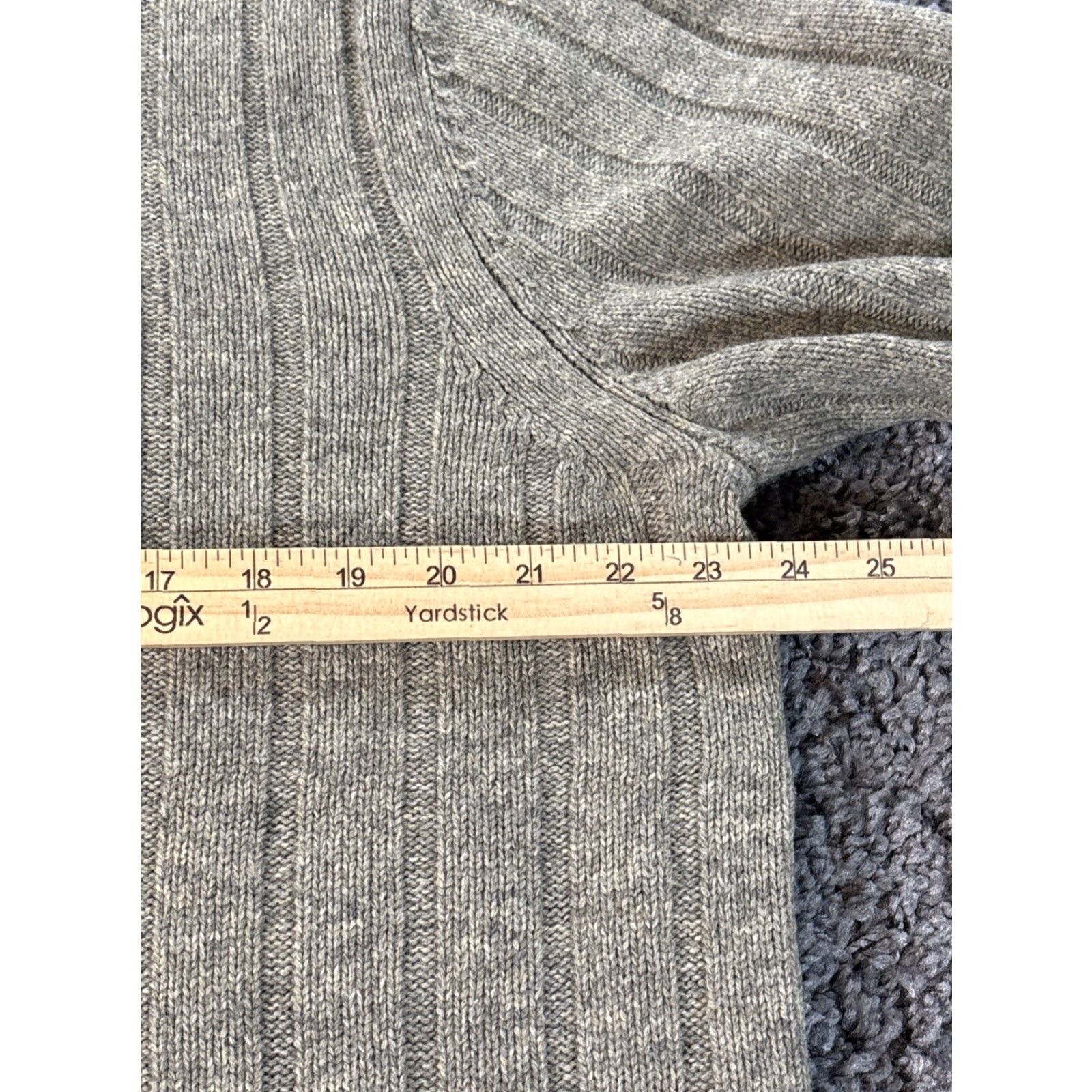 Gap VINTAGE Gap Sweater Mens XL Wool Knit Crew Neck 90s Green pullover Ribbed Knit Style Mens Size US XL / EU 56 / 4 - 3 Thumbnail