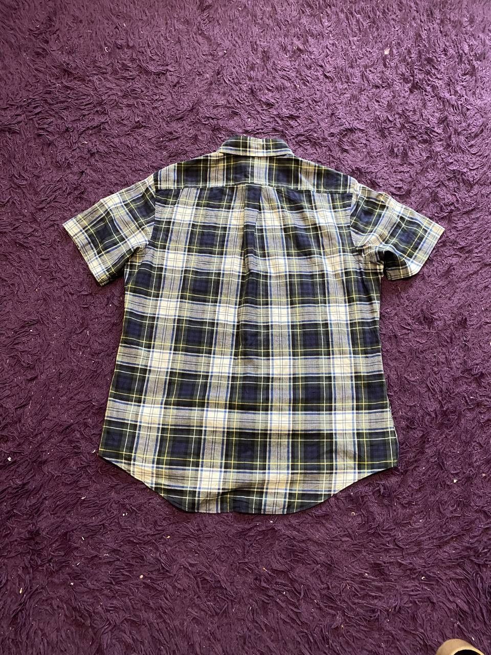 Polo Ralph Lauren POLO RALPH LAUREN Plaid Button Up Cotton SHORT Sleeve Shirt Size US L / EU 52-54 / 3 - 9 Thumbnail