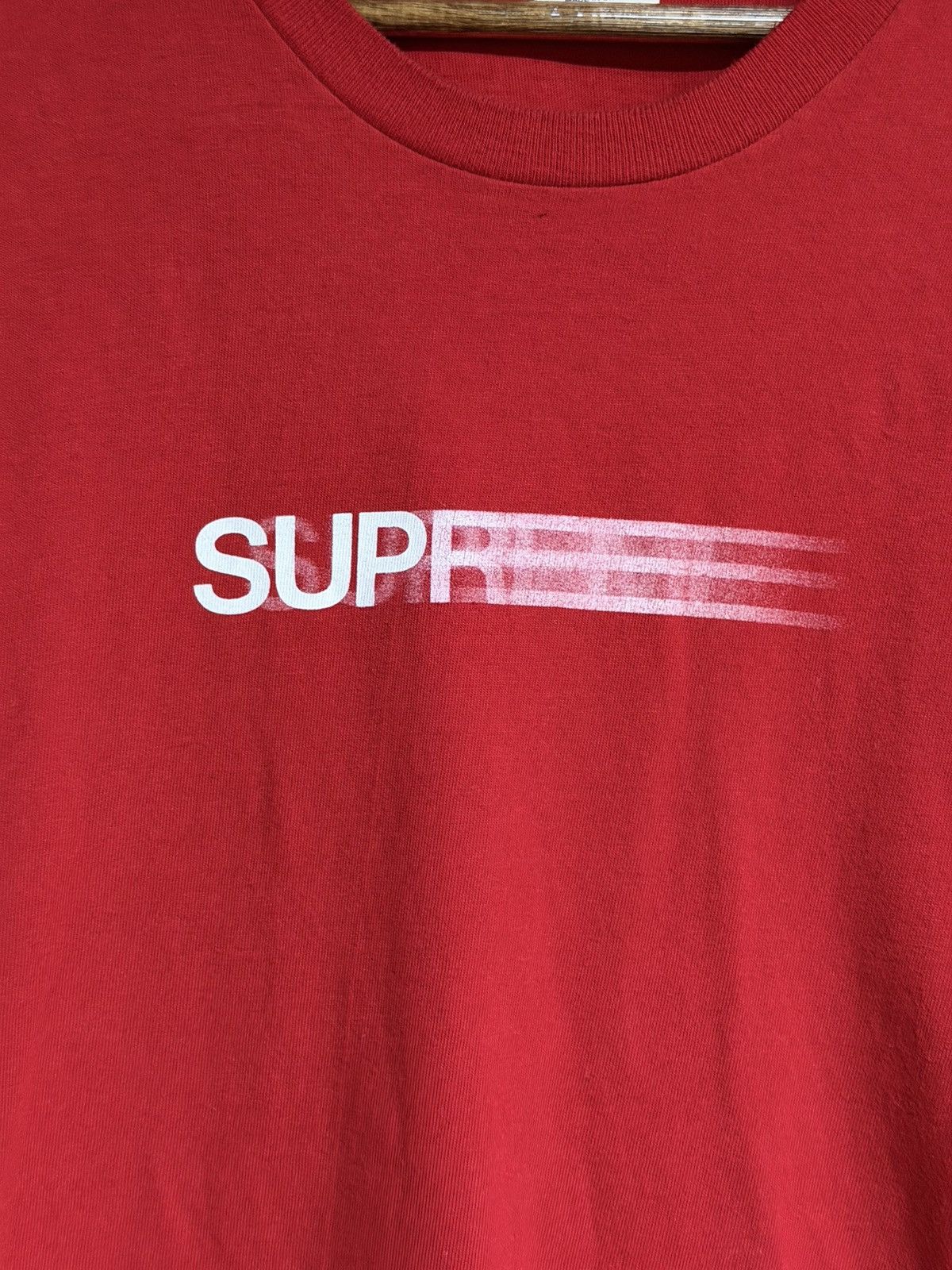 Supreme Supreme Motion Logo Red Tee Size US M / EU 48-50 / 2 - 3 Thumbnail