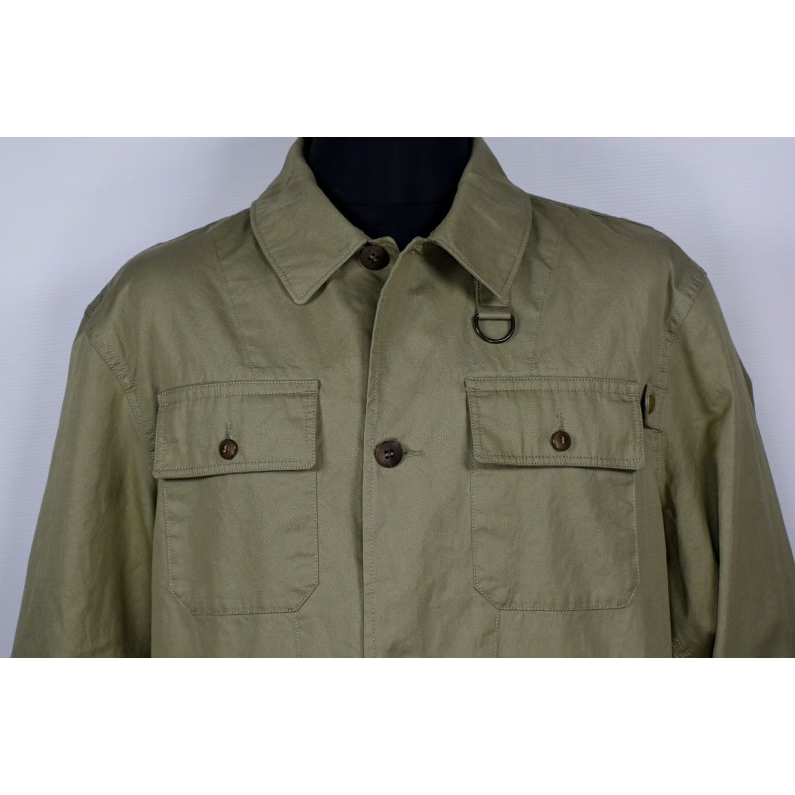 Polo Ralph Lauren Polo Ralph Lauren Paxton Wading Jacket Men's XL Green Polo Ralph Lauren Paxton Wading Jacket Men XL Green, Cotton, Solid, Casual, Jacket, Regular Fit Size US XL / EU 56 / 4 - 3 Thumbnail