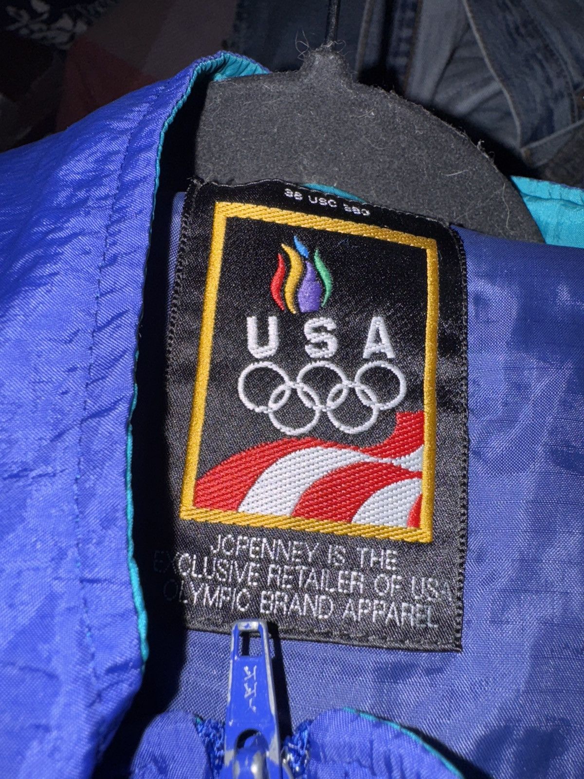 USA Olympics × Vintage Vintage 90 USA Olympic Windbreaker – Official Olympic Brand Size US L / EU 52-54 / 3 - 3 Thumbnail