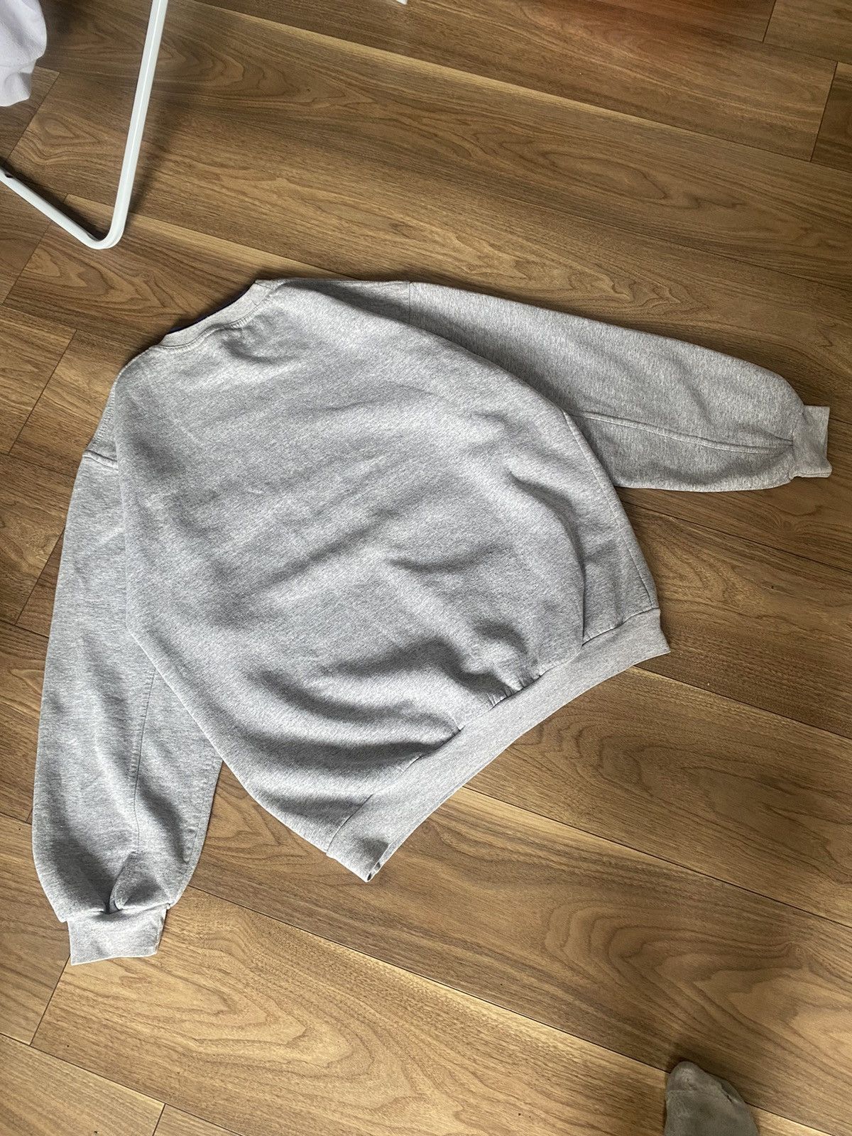 Adidas × Vintage 90s Vintage Adidas Equipment Grey Baggy Crewneck Sweatshirt Size US L / EU 52-54 / 3 - 3 Thumbnail